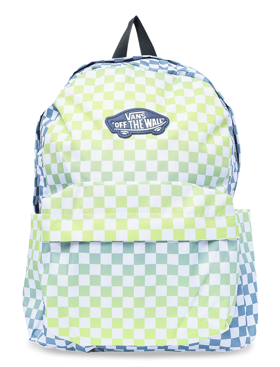 VANS - Old Skool Grom Check Backpack - true navy - 0