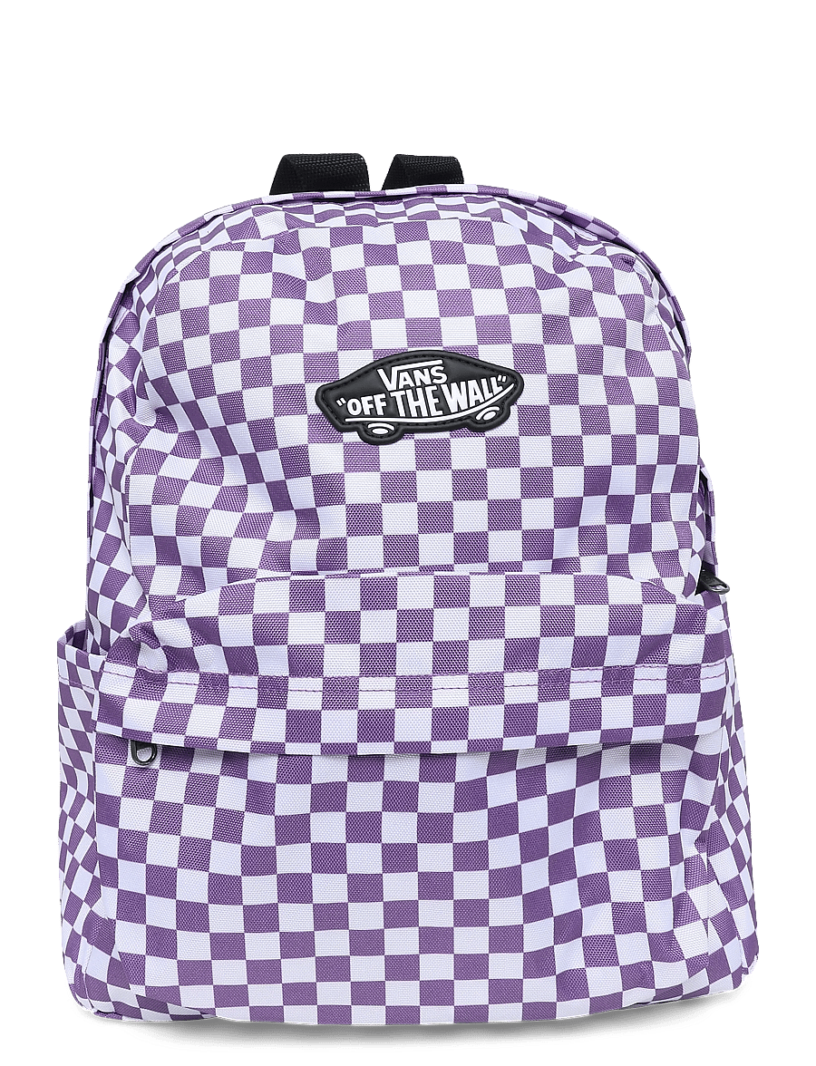 VANS - Old Skool Grom Check Backpack - rucksäcke - prism purple - 0