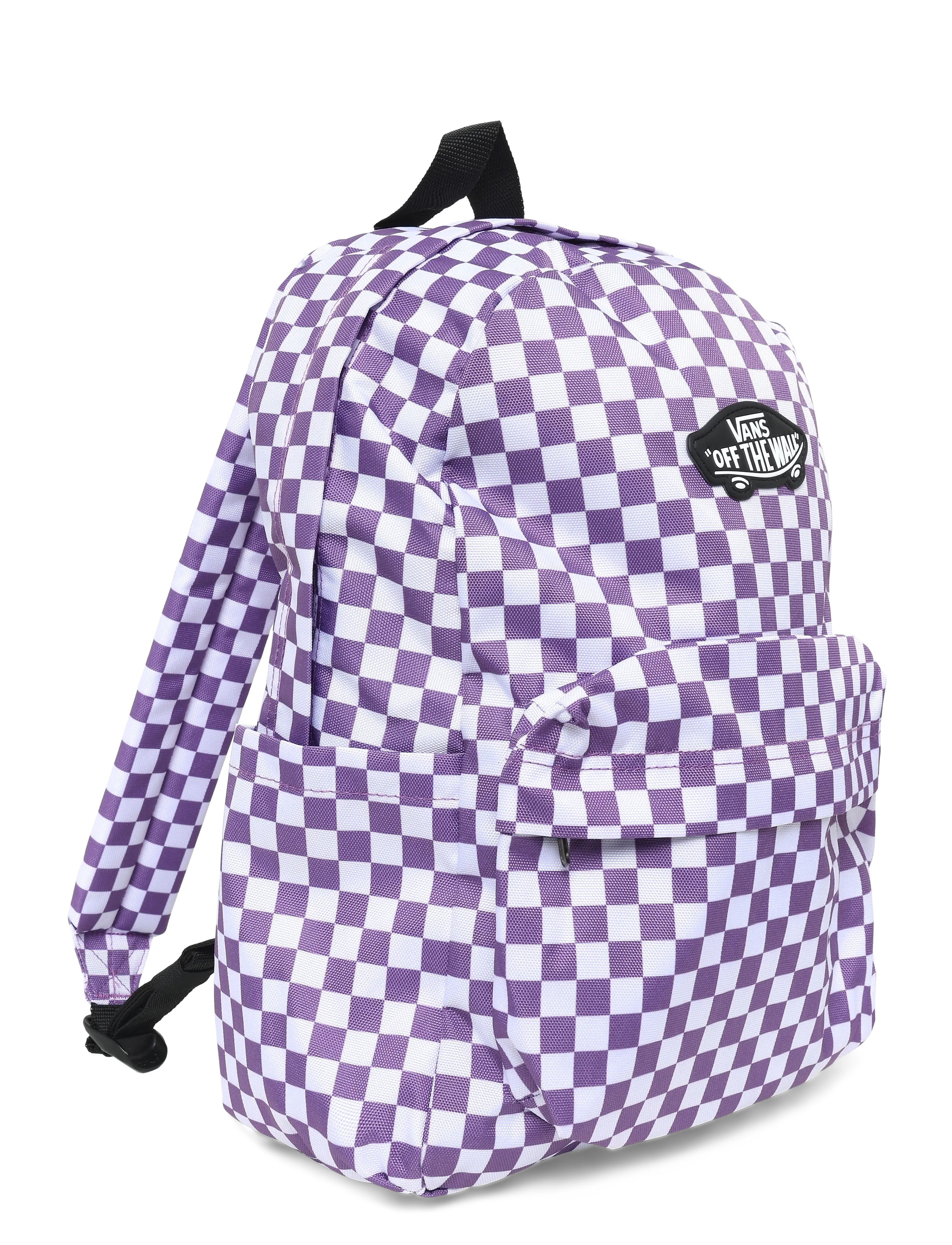 VANS - Old Skool Grom Check Backpack - seljakotid - prism purple - 2