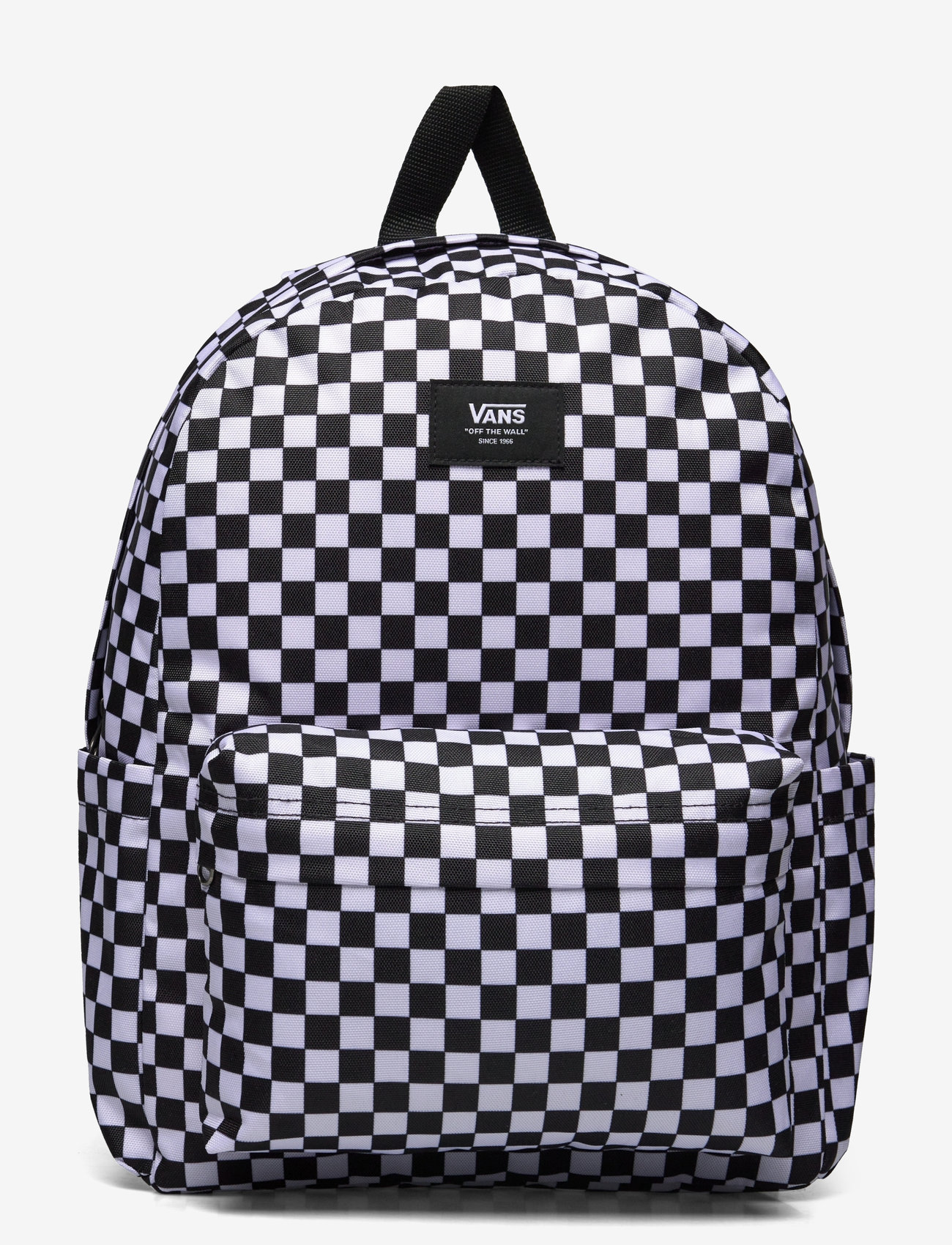 VANS - Old Skool Grom Check Backpack - backpacks - black/white - 0