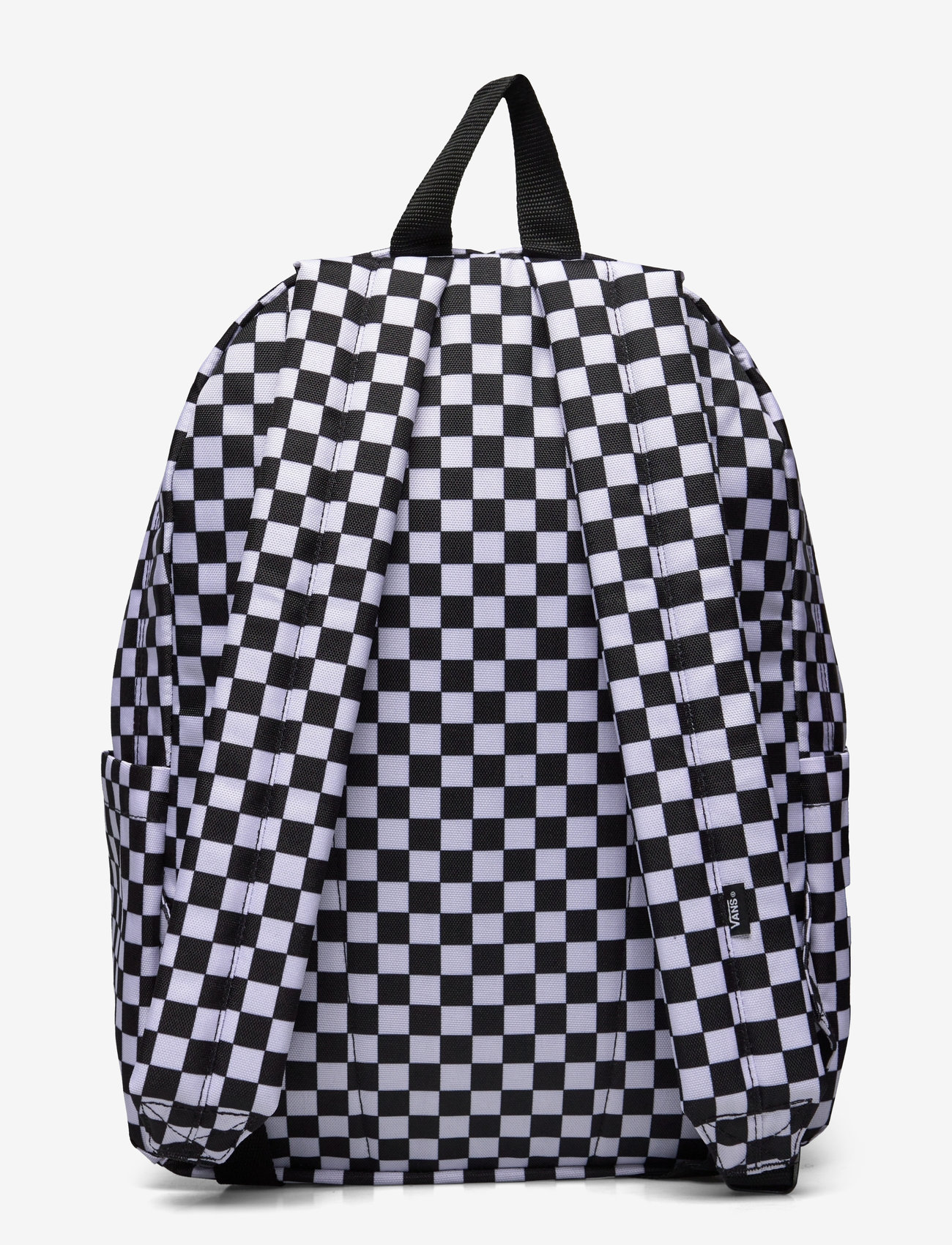 VANS - Old Skool Grom Check Backpack - backpacks - black/white - 1