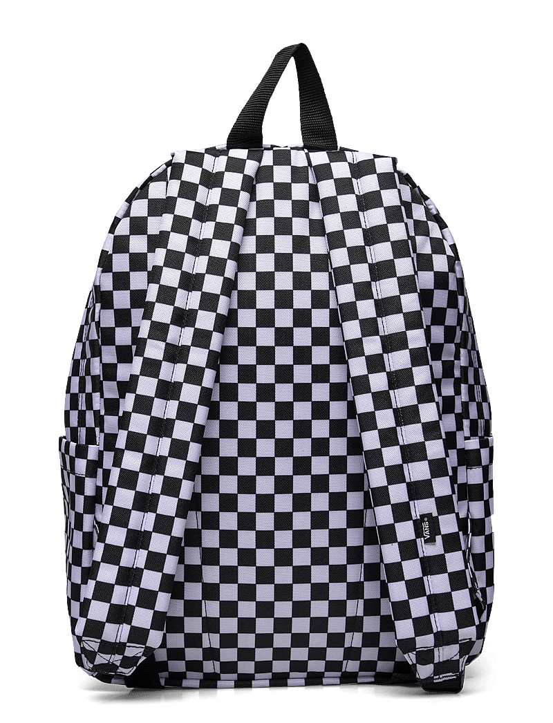 VANS - Old Skool Grom Check Backpack - backpacks - black/white - 1