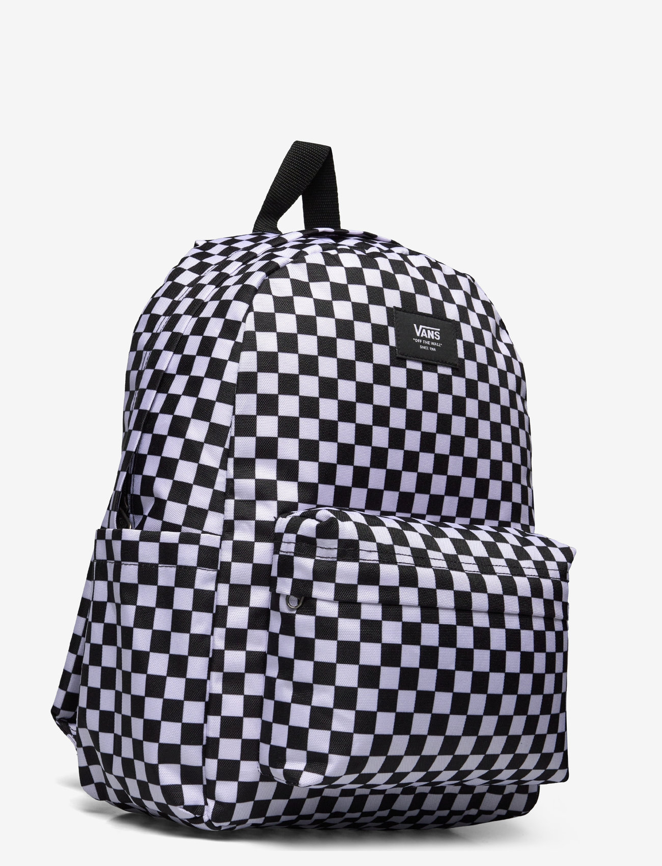 VANS - Old Skool Grom Check Backpack - backpacks - black/white - 2