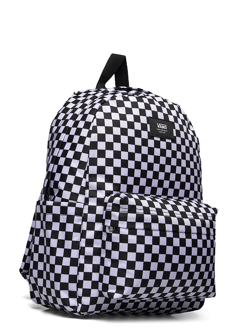VANS - Old Skool Grom Check Backpack - backpacks - black/white - 2