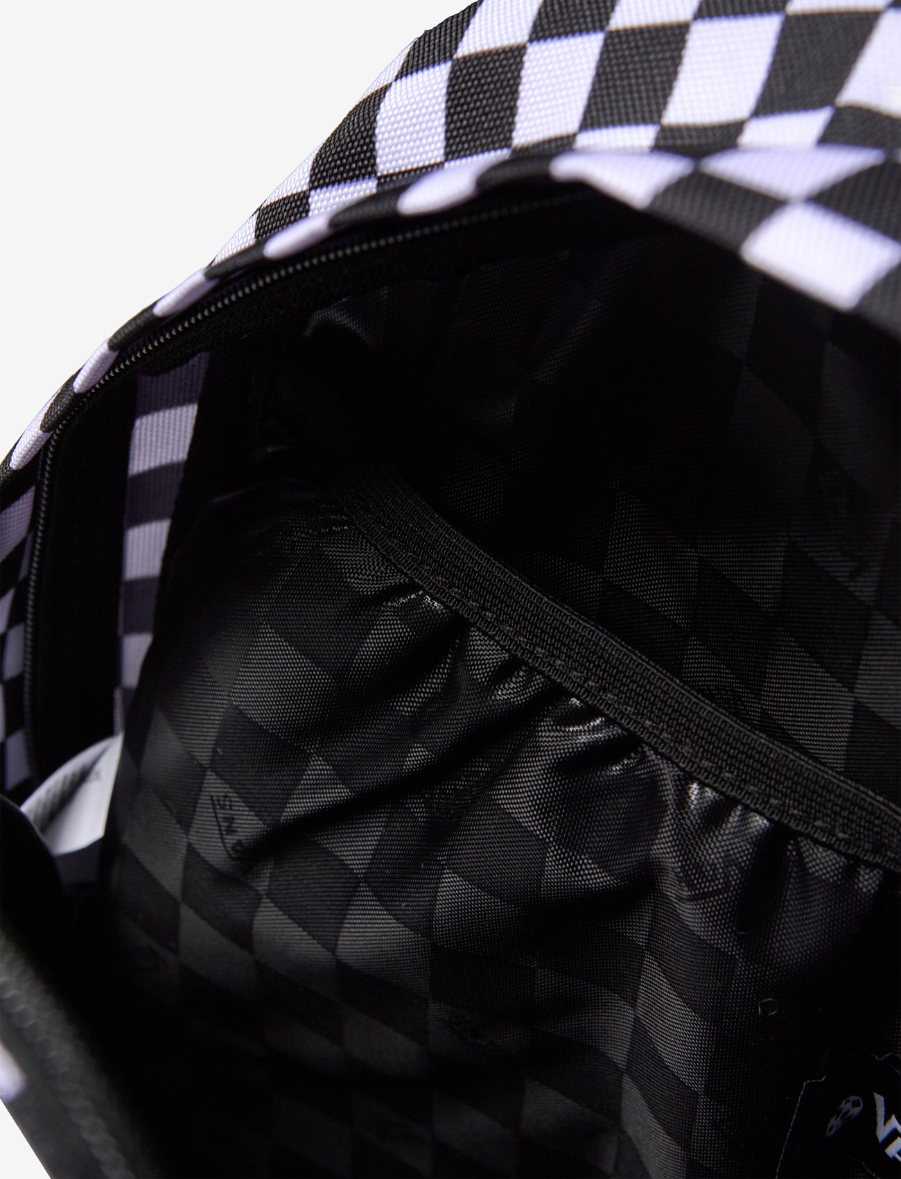 VANS - Old Skool Grom Check Backpack - backpacks - black/white - 4