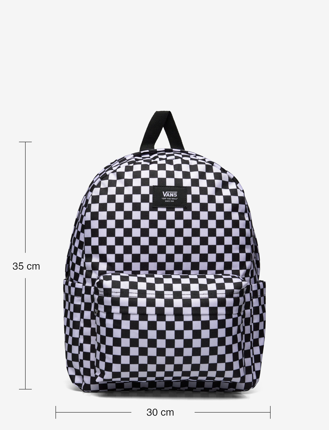 VANS - Old Skool Grom Check Backpack - backpacks - black/white - 5
