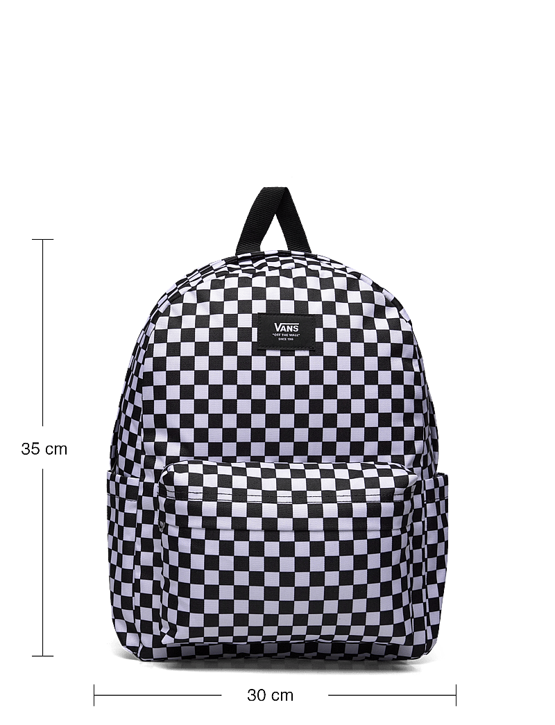 VANS - Old Skool Grom Check Backpack - backpacks - black/white - 5