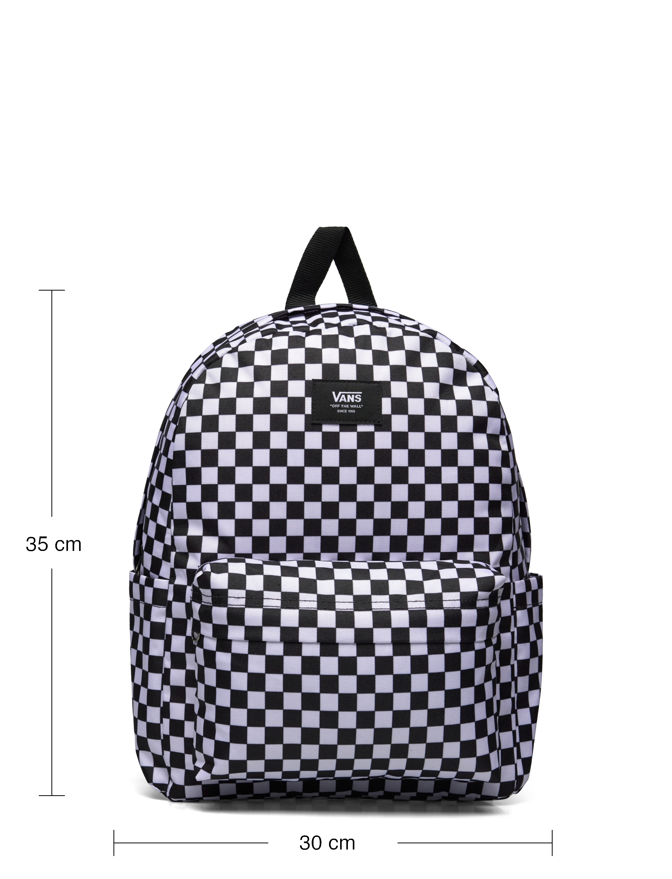 VANS - Old Skool Grom Check Backpack - bakpokar - black/white - 5