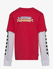 VANS - B BOSCO TWOFER - long-sleeved t-shirts - racing red - 0