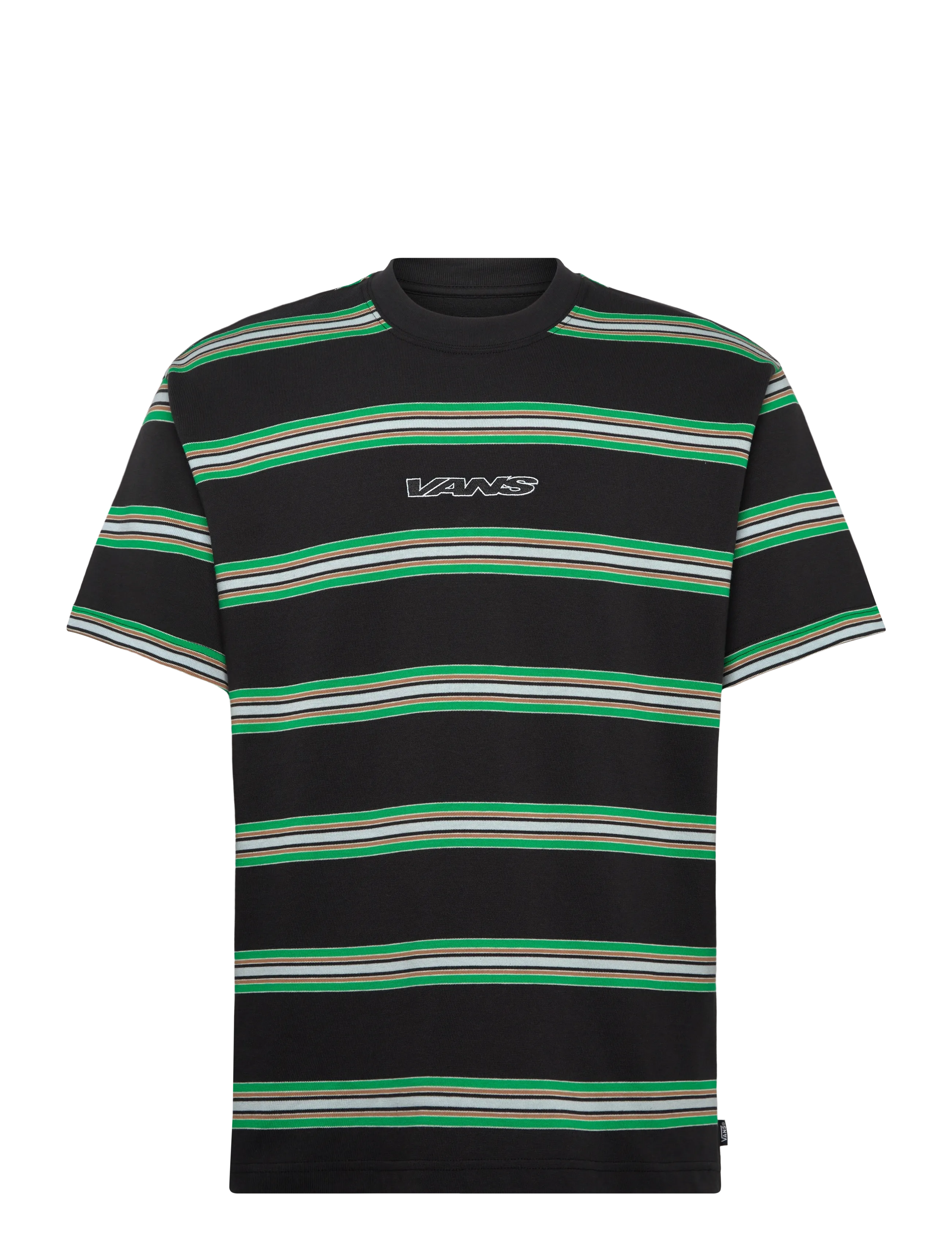 VANS Mesa Stripe SS Shirt - Vans - BLACK / black