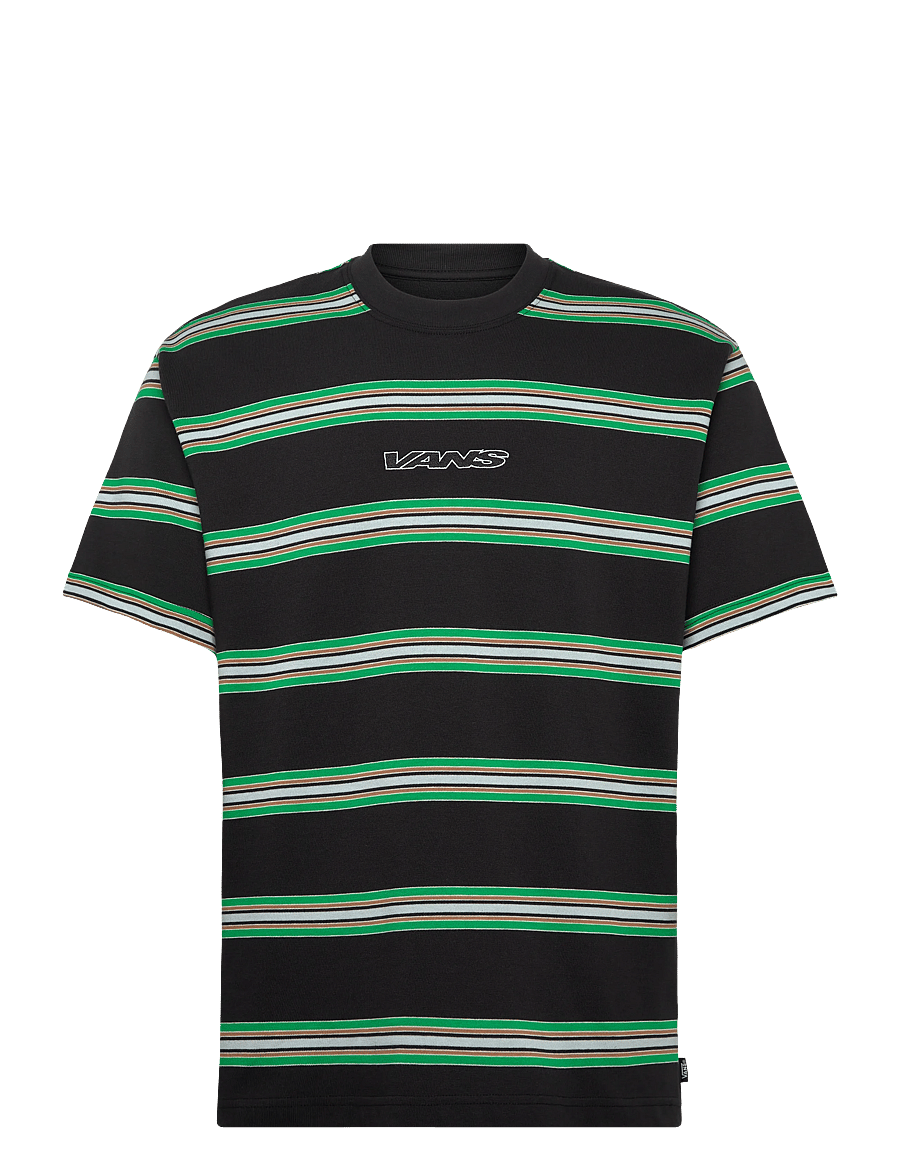 VANS - Mesa Stripe SS Shirt - tops & t-shirts - black - 0