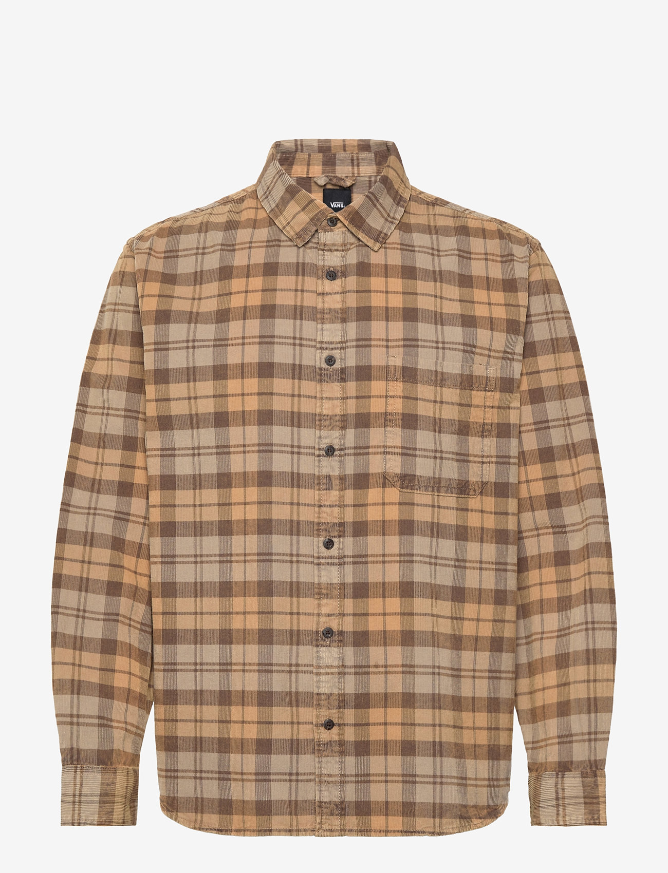 VANS - Nate Corduroy LS Woven - tops & t-shirts - london fog - 0