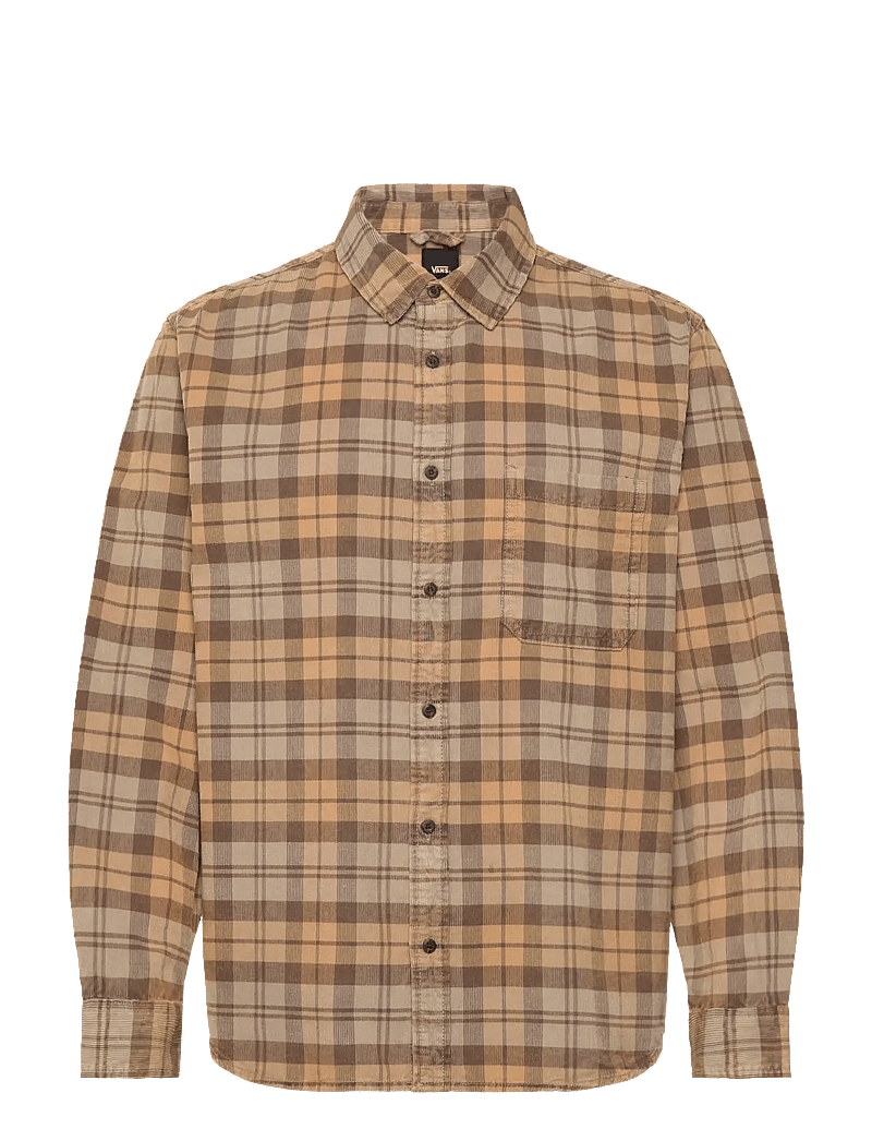VANS - Nate Corduroy LS Woven - tops & t-shirts - london fog - 0