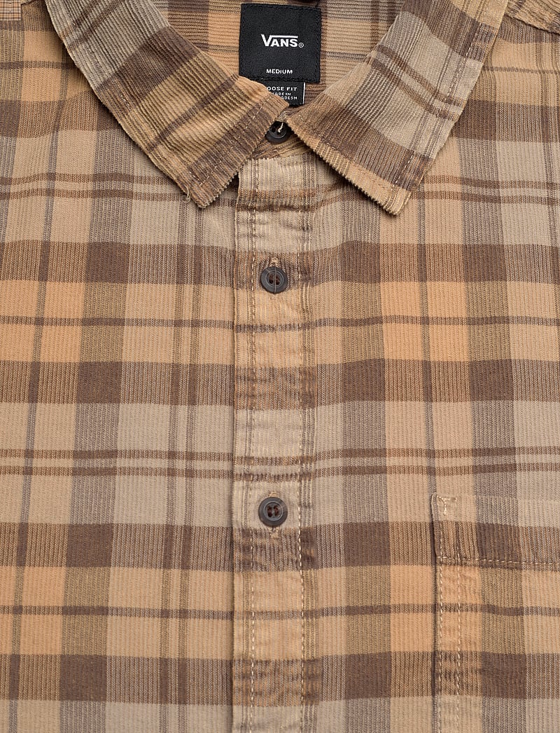 VANS - Nate Corduroy LS Woven - tops & t-shirts - london fog - 2