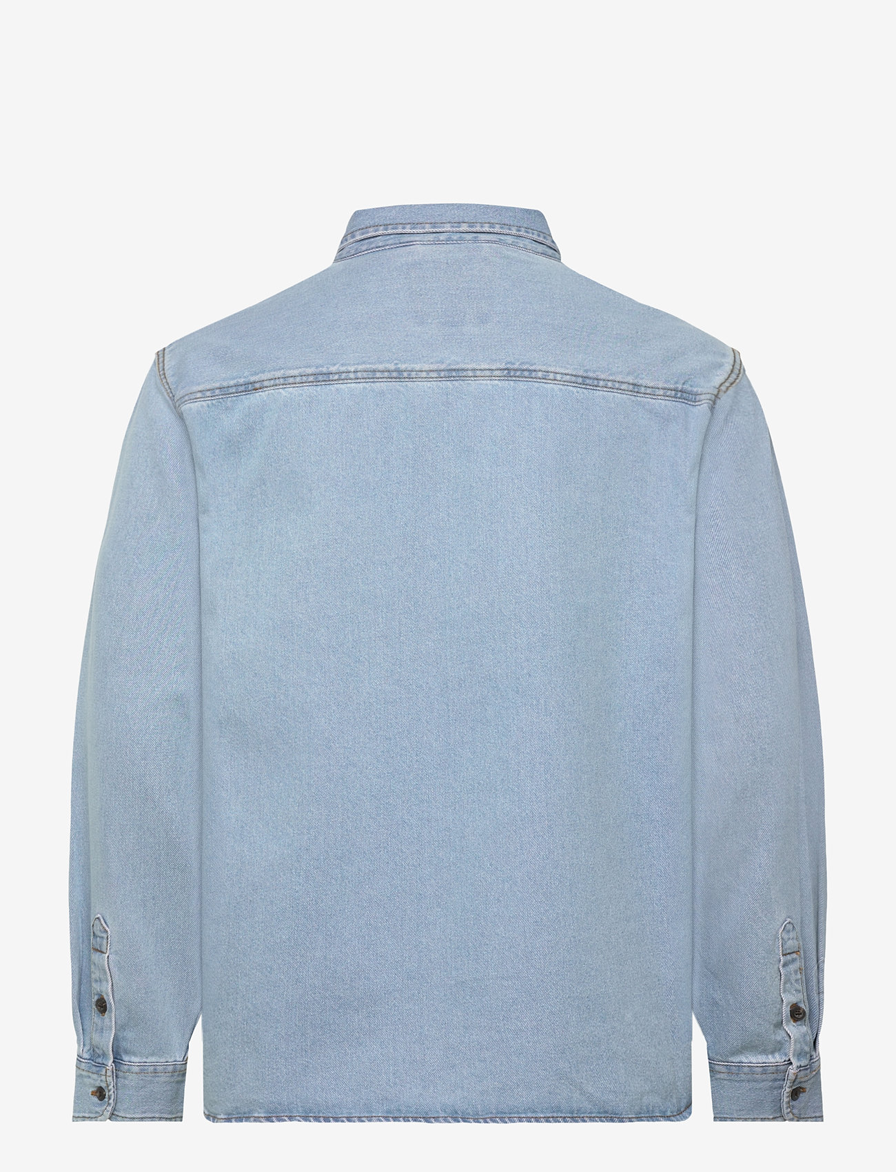 VANS - Palmhill Denim LS Woven - oberteile & t-shirts - faded denim - 1