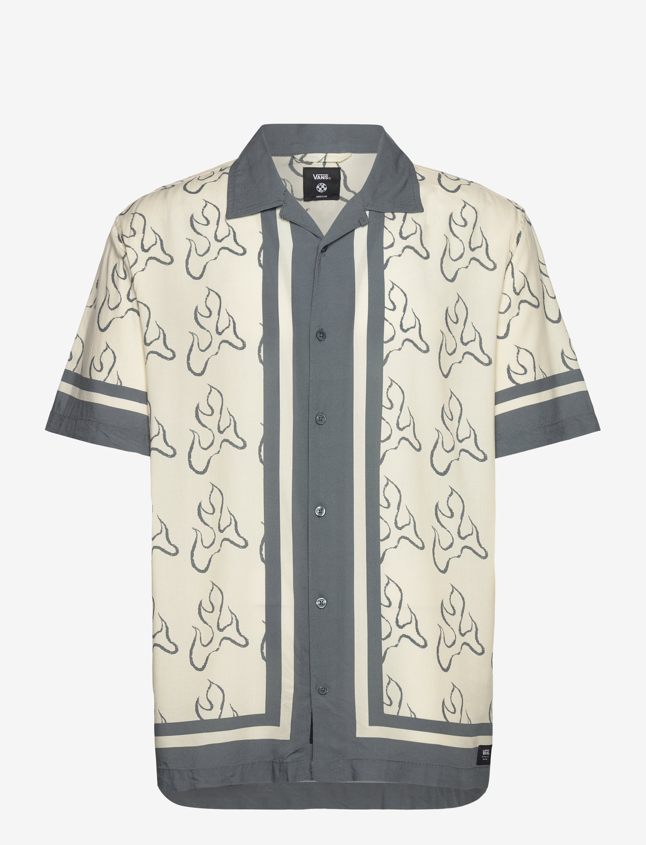 VANS - Blaze Border SS Woven - skjorter - lemon icing/stormy wthr - 0