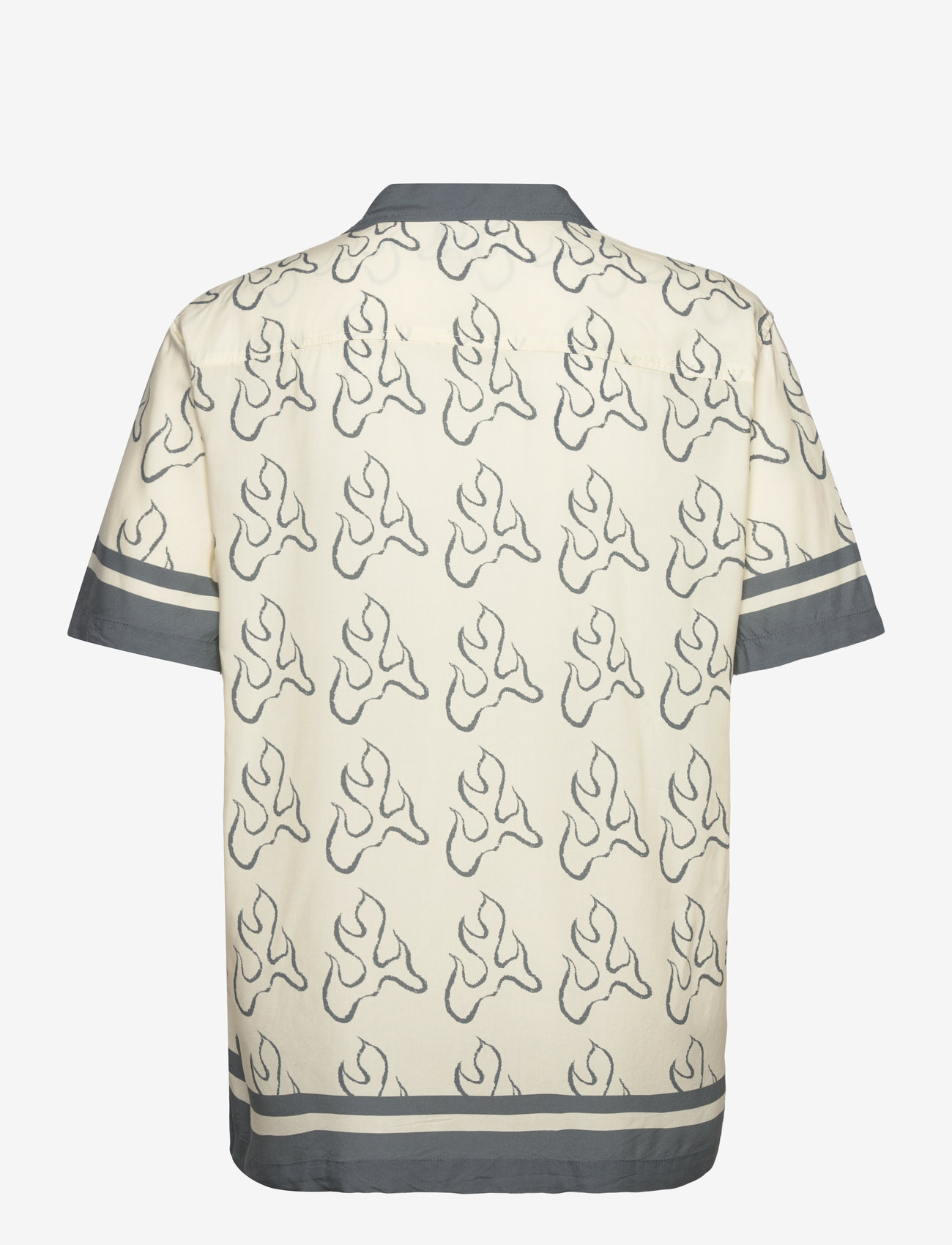 VANS - Blaze Border SS Woven - skjorter - lemon icing/stormy wthr - 1