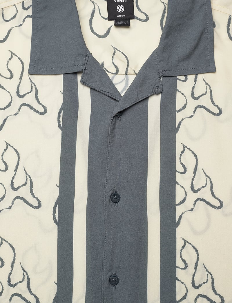 VANS - Blaze Border SS Woven - oberteile & t-shirts - lemon icing/stormy wthr - 2