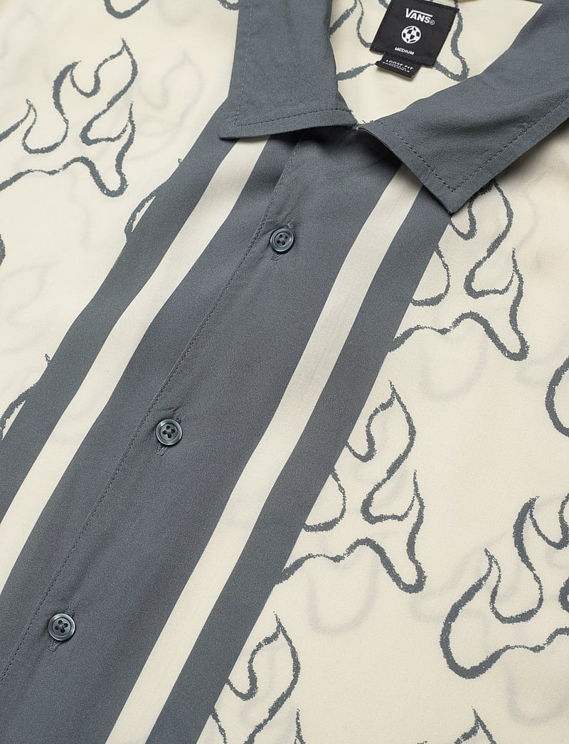 VANS - Blaze Border SS Woven - oberteile & t-shirts - lemon icing/stormy wthr - 3