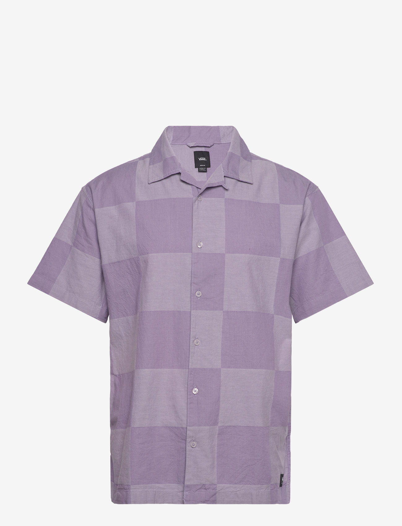 VANS - Kessler Checkerboard SS Woven - oberteile & t-shirts - purple haze/eveninghaze - 0