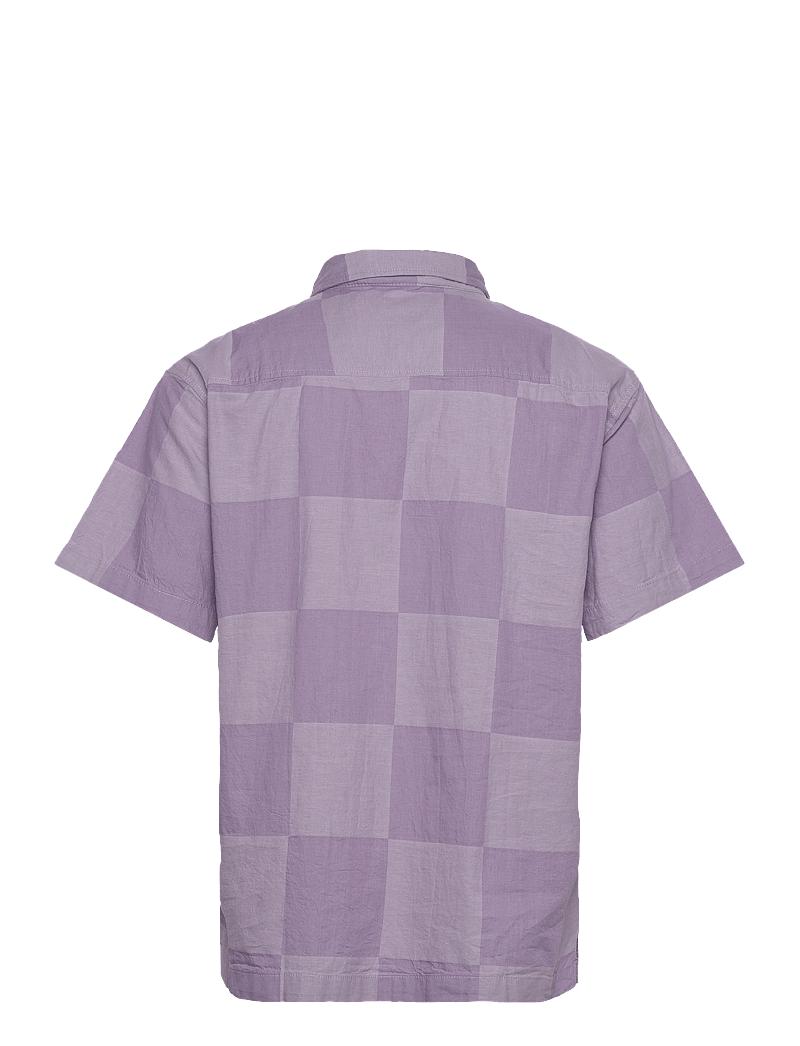 VANS - Kessler Checkerboard SS Woven - toppe & t-shirts - purple haze/eveninghaze - 1