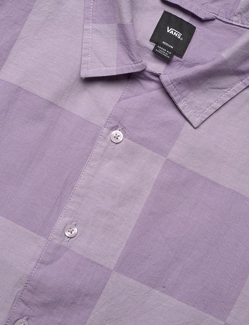 VANS - Kessler Checkerboard SS Woven - toppe & t-shirts - purple haze/eveninghaze - 3