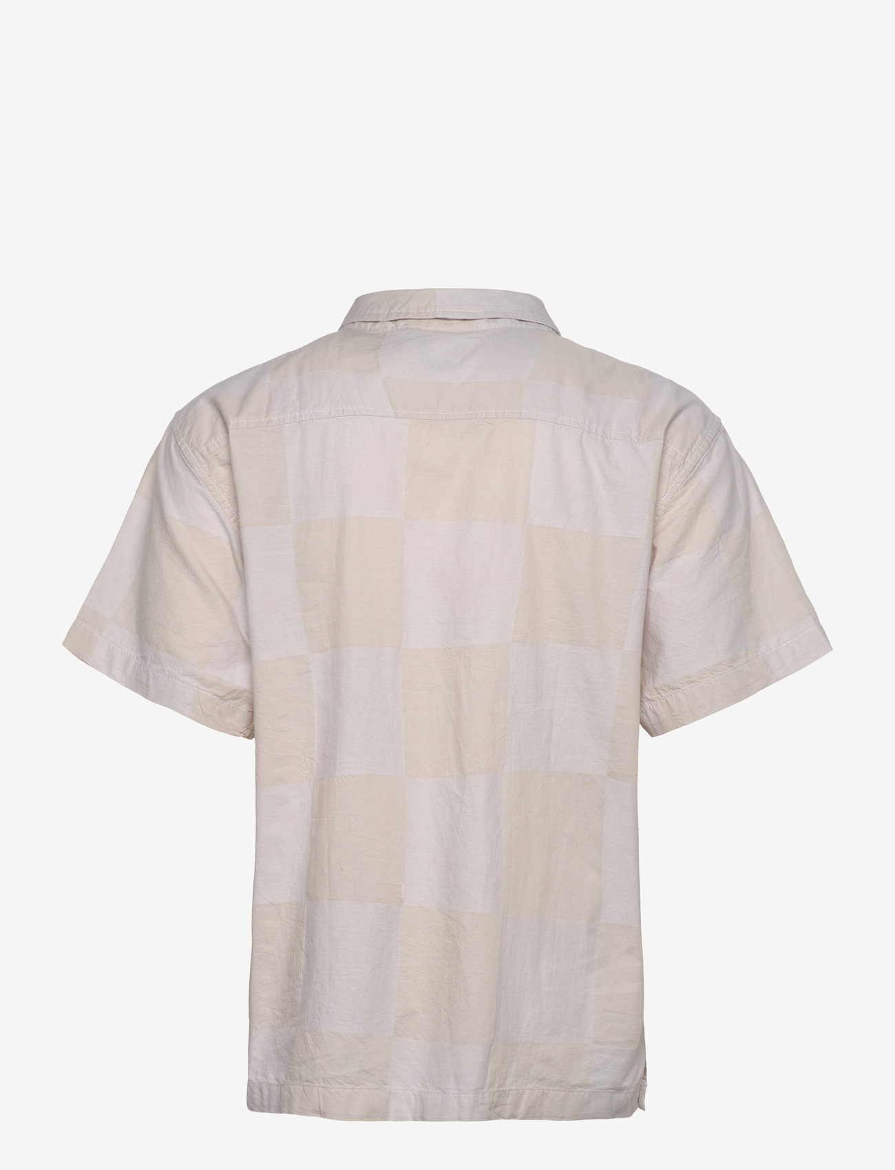 VANS - Kessler Checkerboard SS Woven - oberteile & t-shirts - white/marshmallow - 1