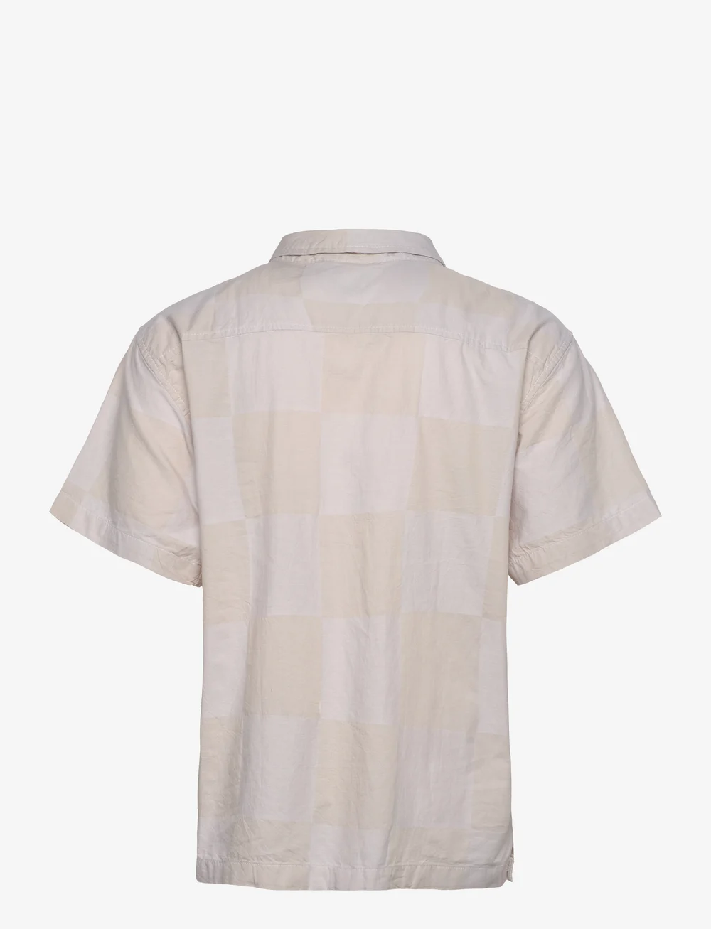 VANS - Kessler Checkerboard SS Woven - oberteile & t-shirts - white/marshmallow - 1