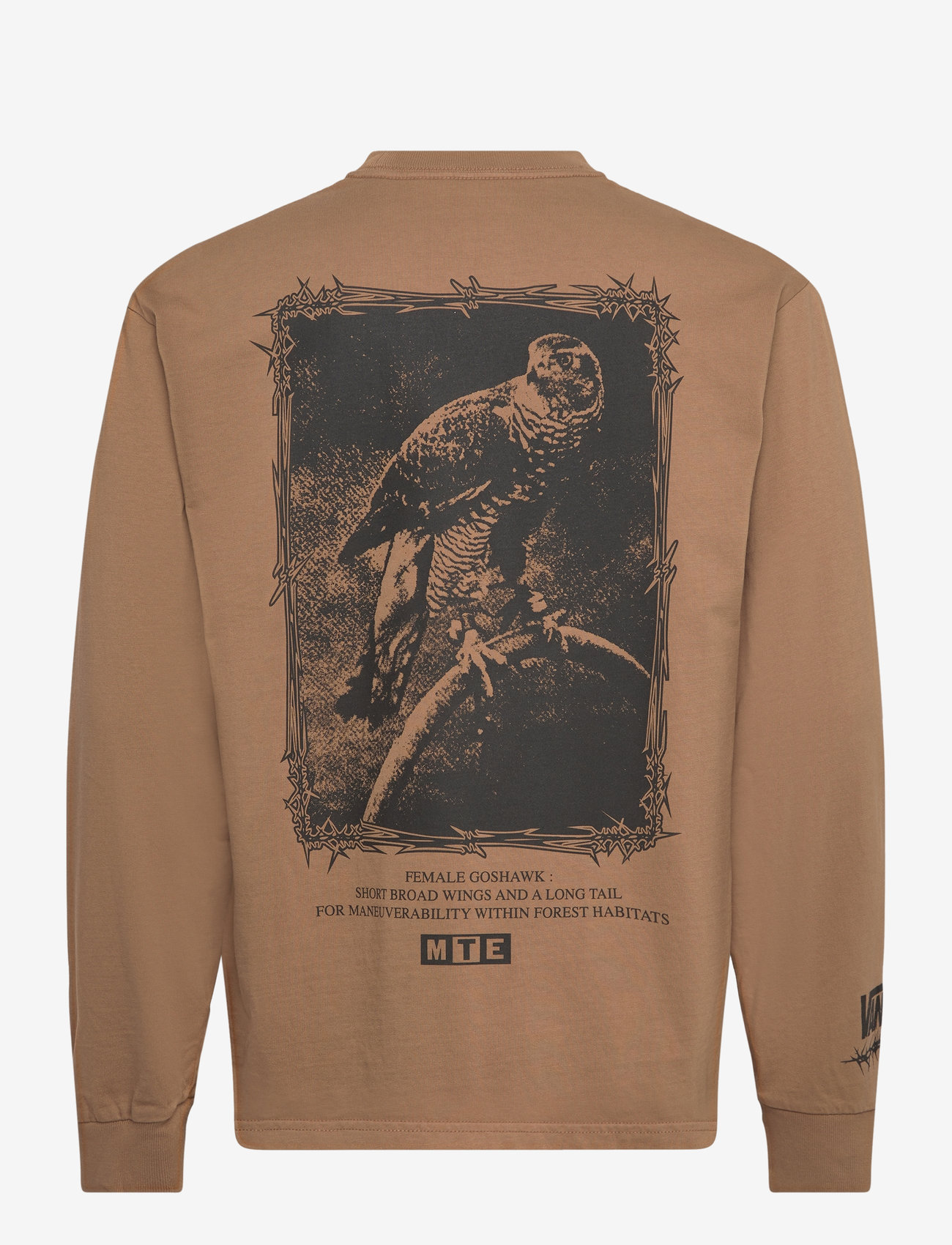 VANS - MTE Goshawk LS Tee - longsleeved tops - sepia - 1