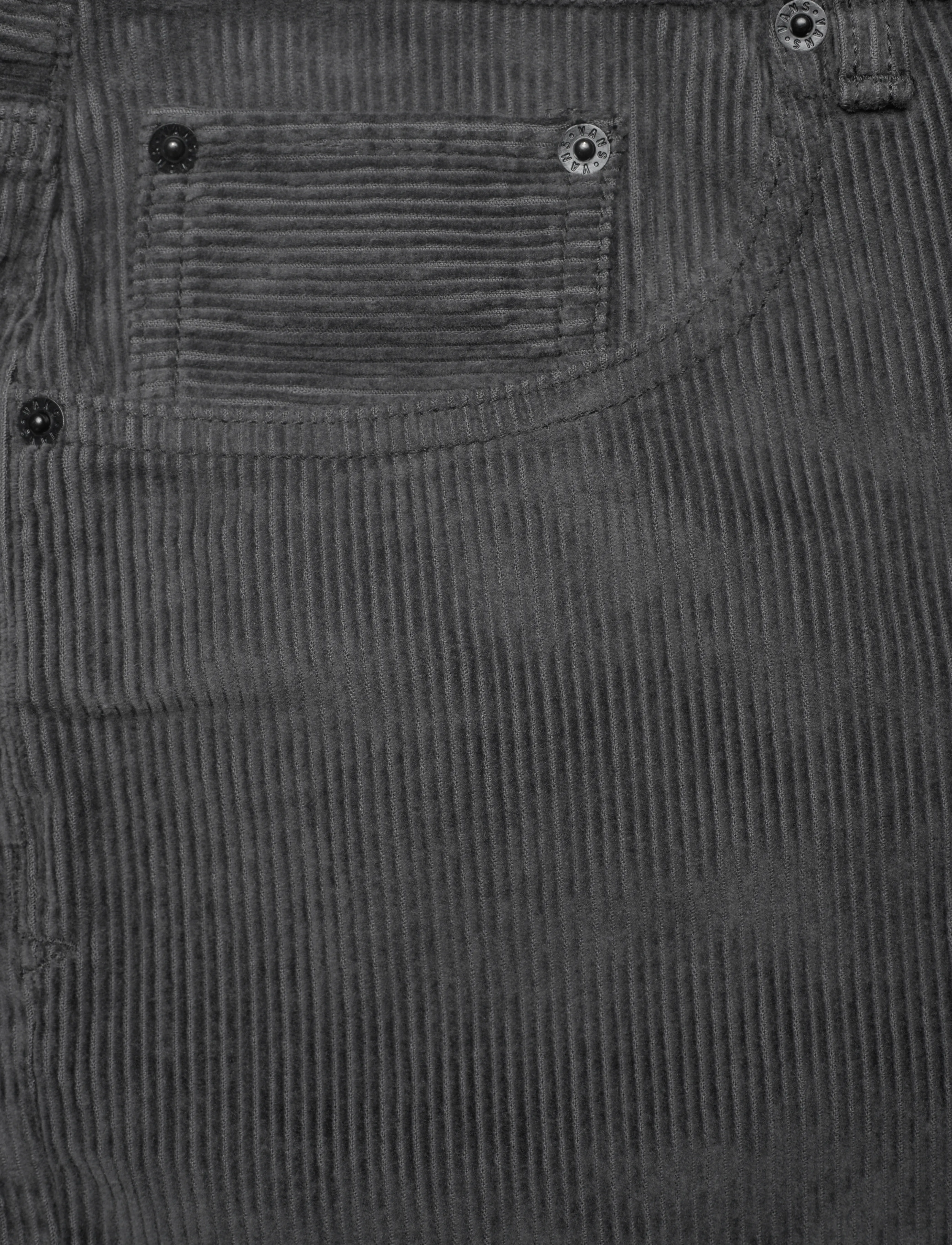VANS - Check-5 Loose Corduroy Short - uformelle shorts - asphalt - 2