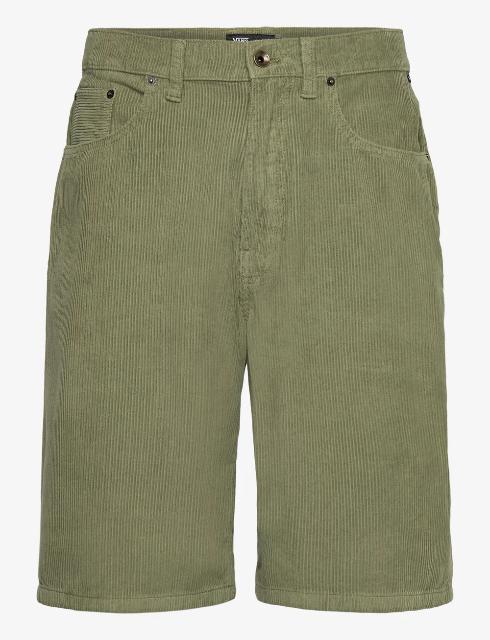 VANS - Check-5 Loose Corduroy Short - afslappede shorts - loden green - 0