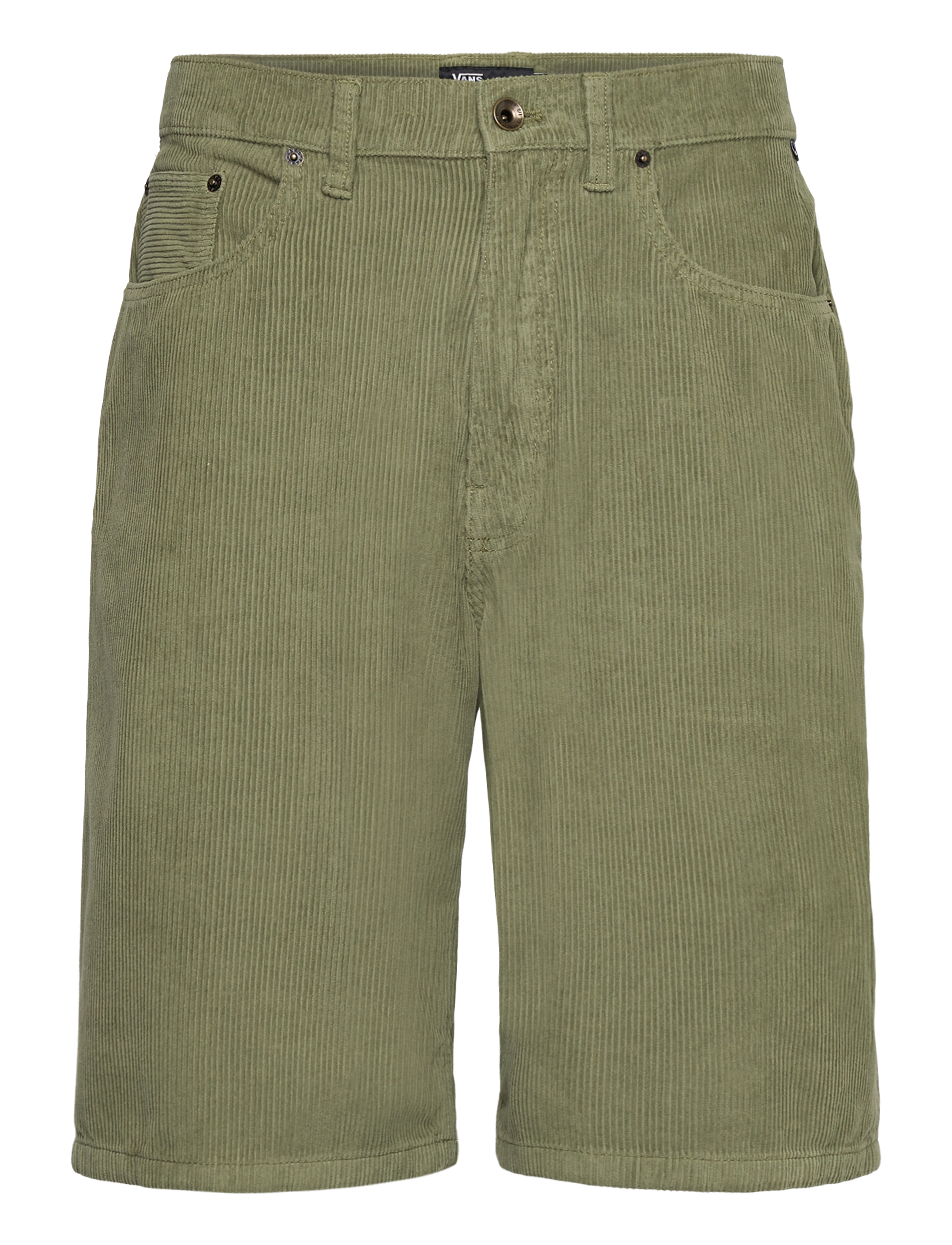 VANS Check-5 Loose Corduroy Short - Kleidung - LODEN GREEN / brown