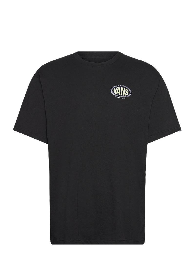 VANS - Road Stop SS - oberteile & t-shirts - black - 0