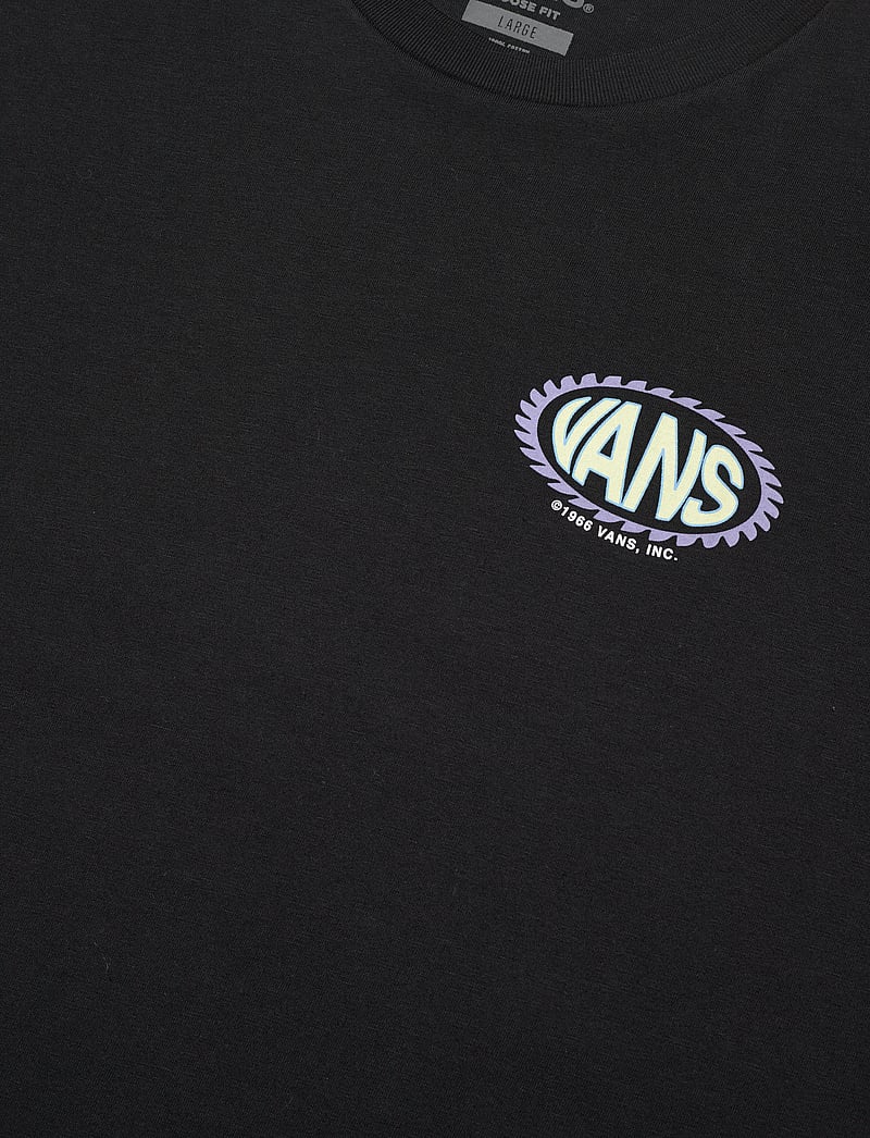 VANS - Road Stop SS - oberteile & t-shirts - black - 2