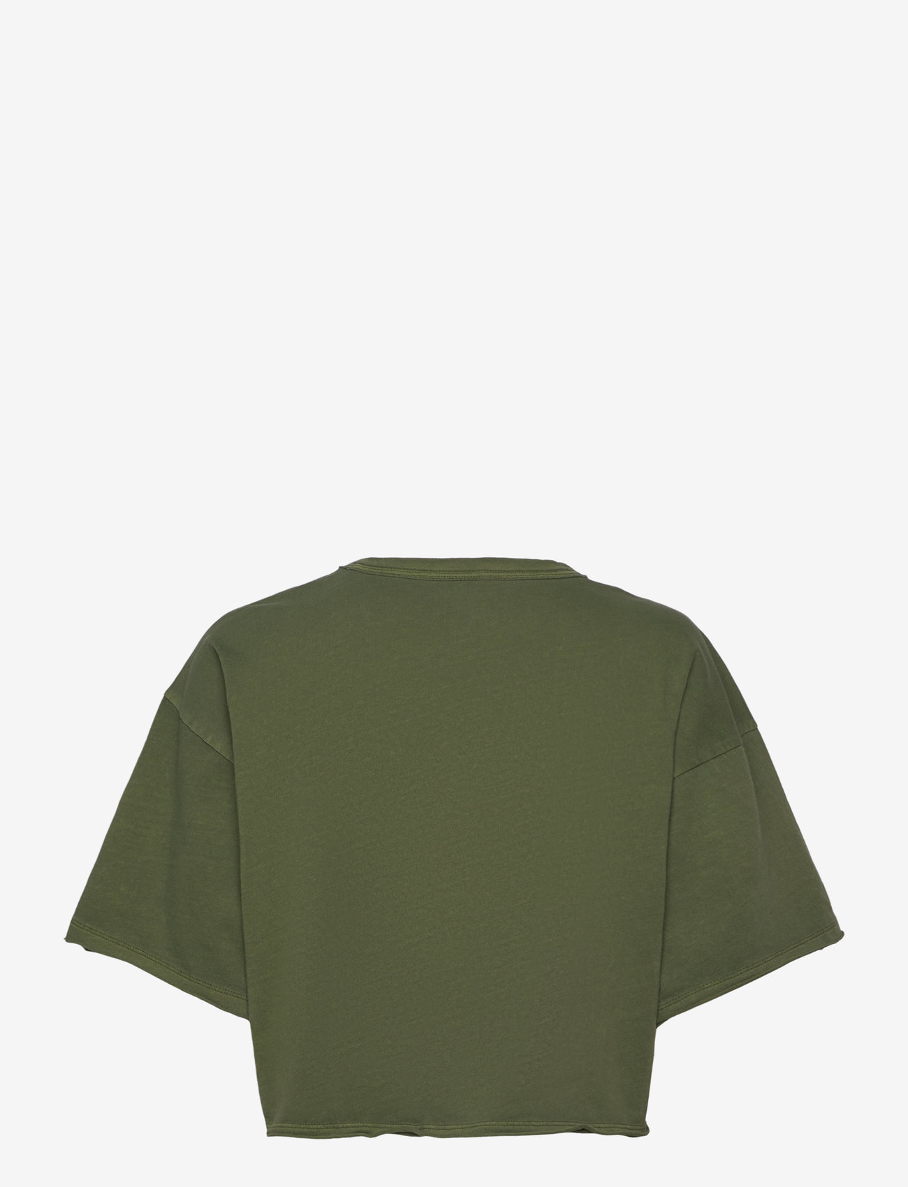 VANS - Relaxed Crop Wash SS Tee - crop-tops - loden green - 1
