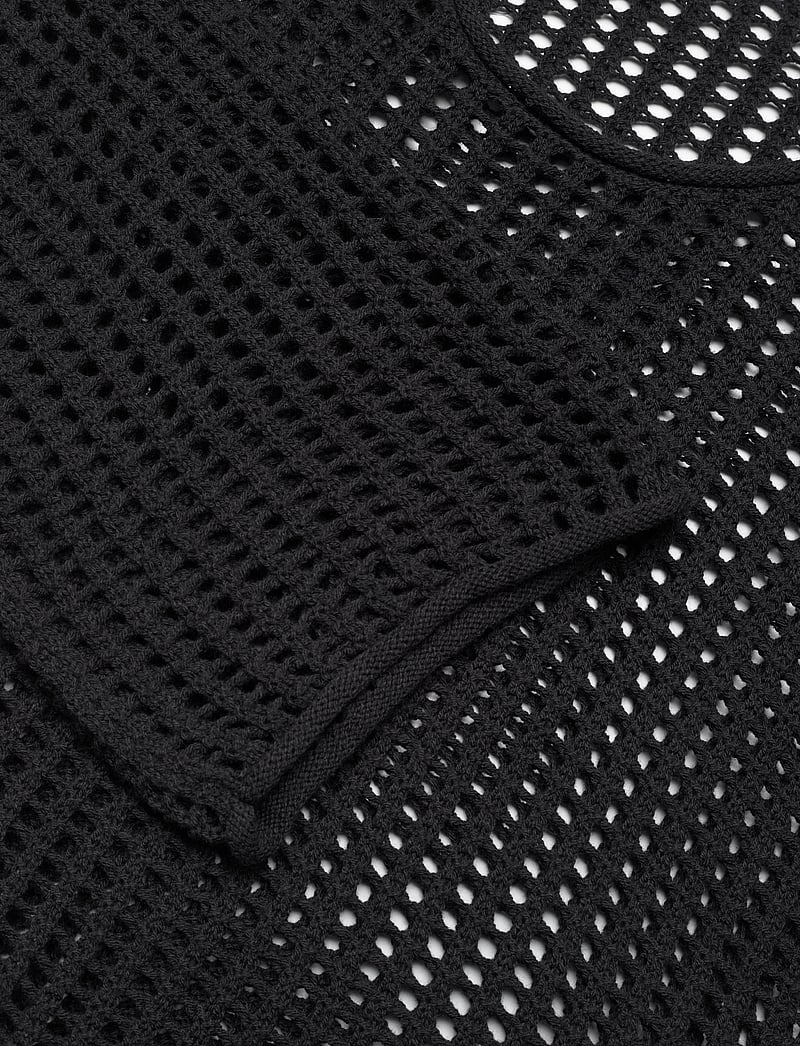 VANS - Mila Open Knit Crop Crew - sweatshirts - black - 2