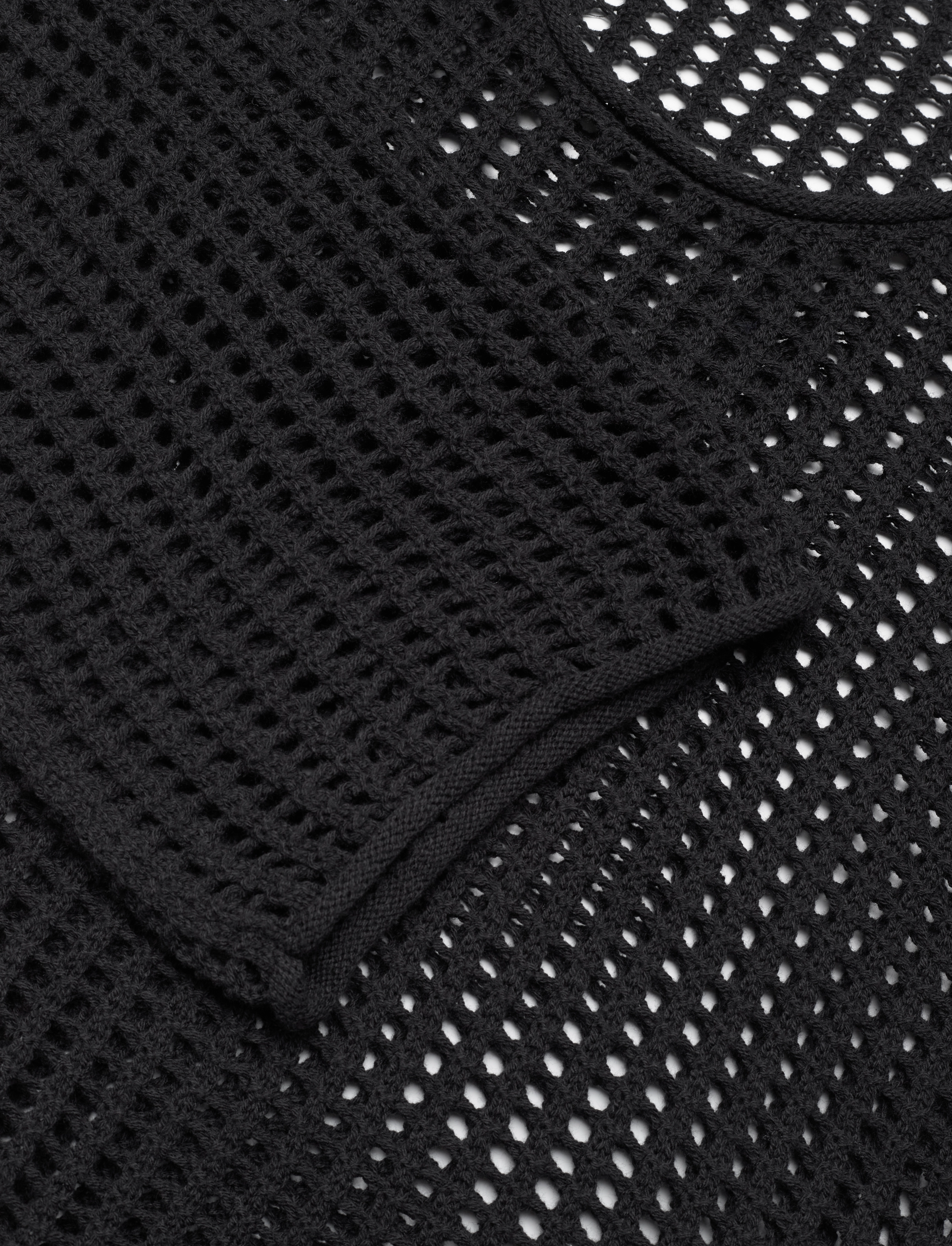 VANS - Mila Open Knit Crop Crew - black - 2