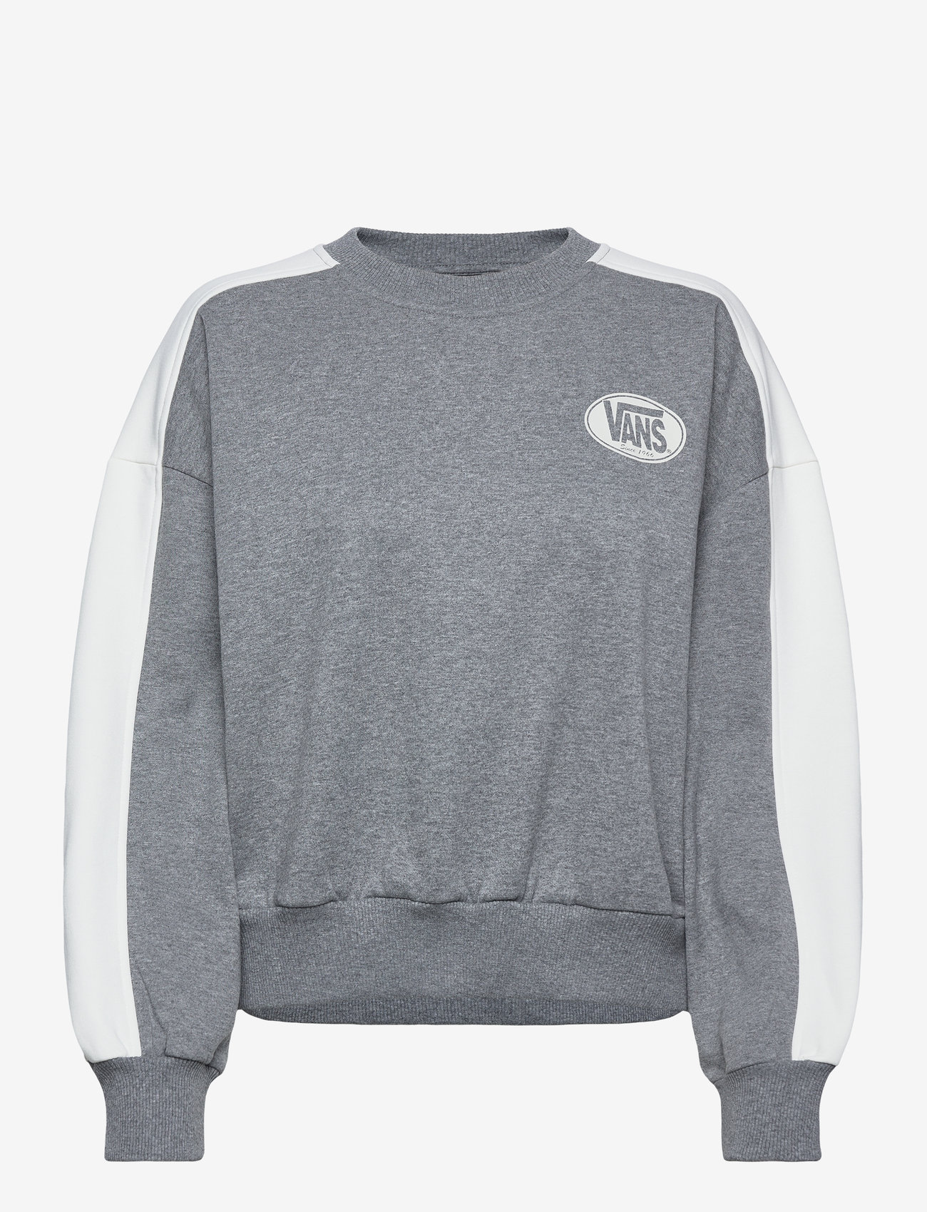 VANS - Retro Color Block Crew - herren - cement heather - 0