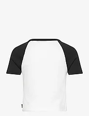 VANS - Clare Raglan Tee - autumn clothing - white/black - 1
