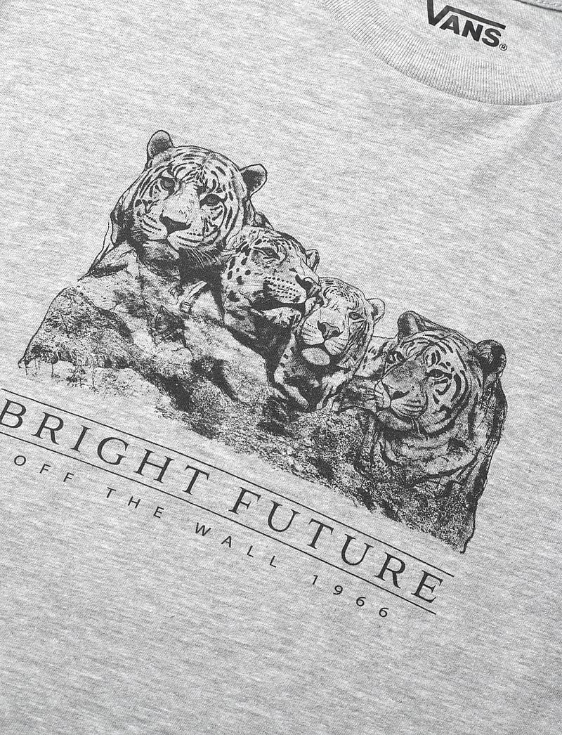 VANS - Bright Future Relaxed Crop SS - kortærmede t-shirts - cement heather - 2