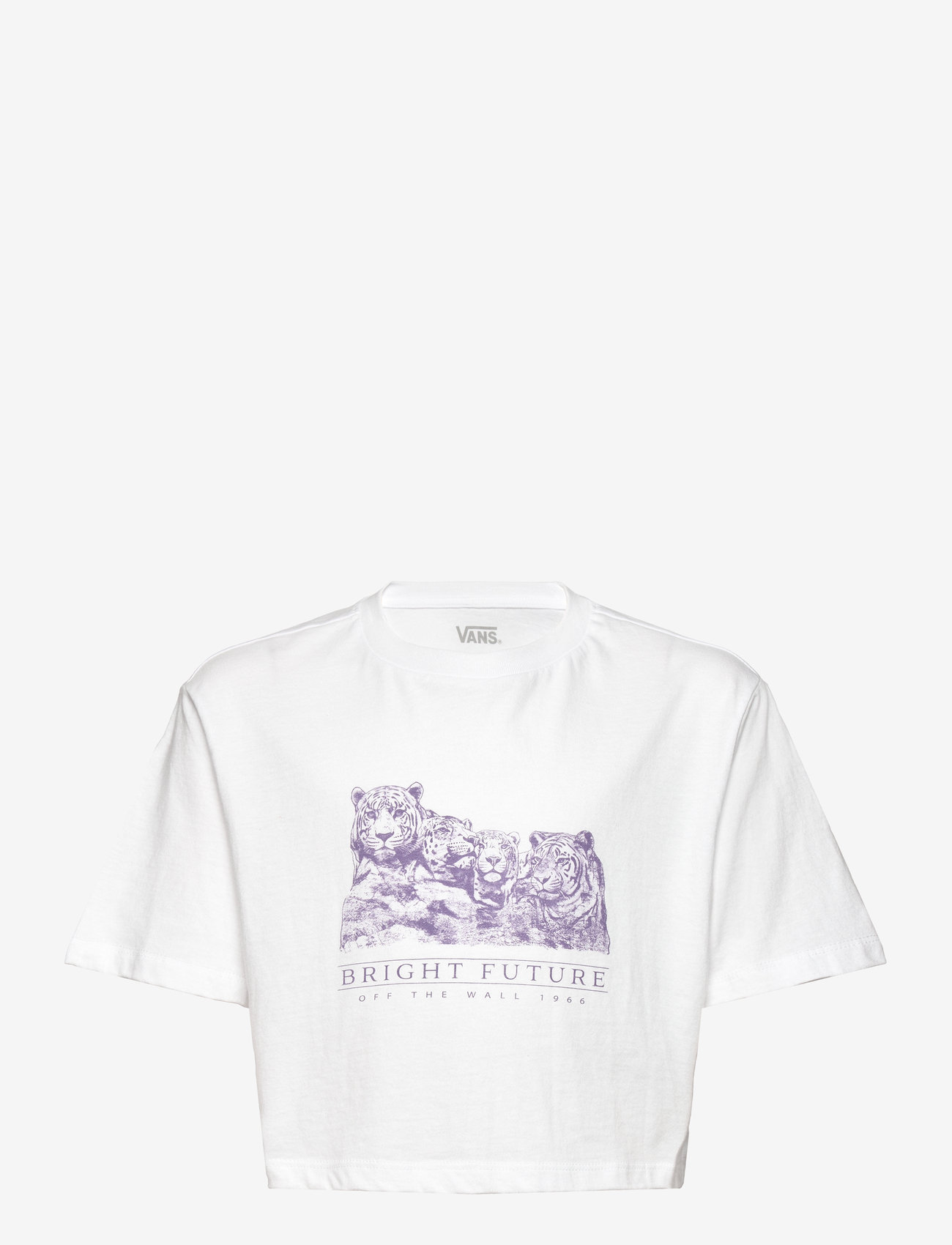 VANS - Bright Future Relaxed Crop SS - kurzärmelig - white - 0