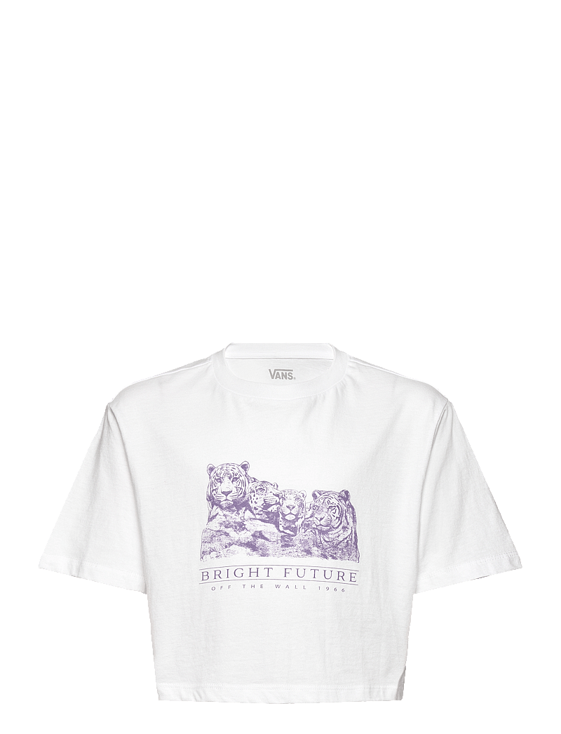 VANS - Bright Future Relaxed Crop SS - kurzärmelig - white - 0