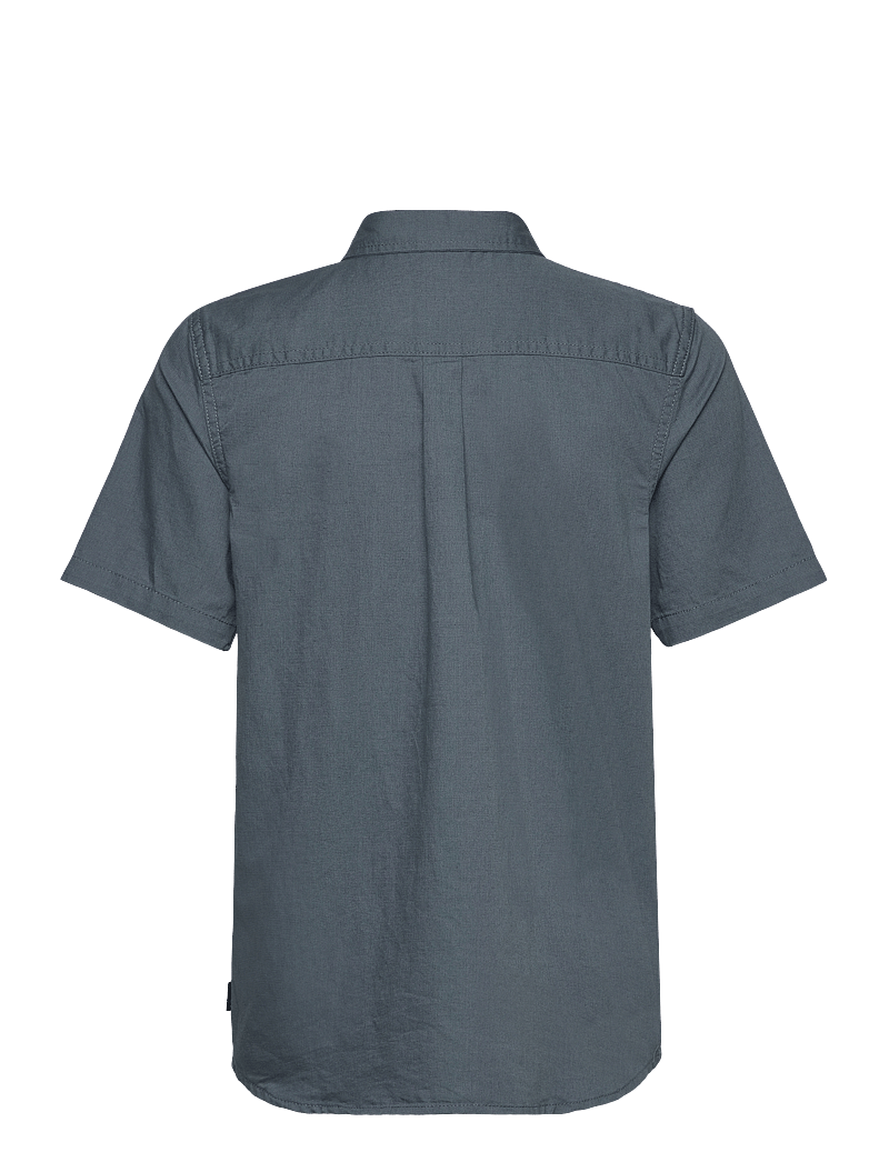 VANS - Lawson Solid SS Woven BY - kurzärmlige hemden - stormy weather - 1