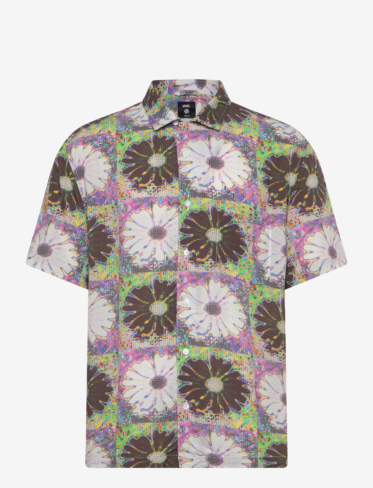 VANS - Digitals SS Woven - tops & t-shirts - white/multi - 0