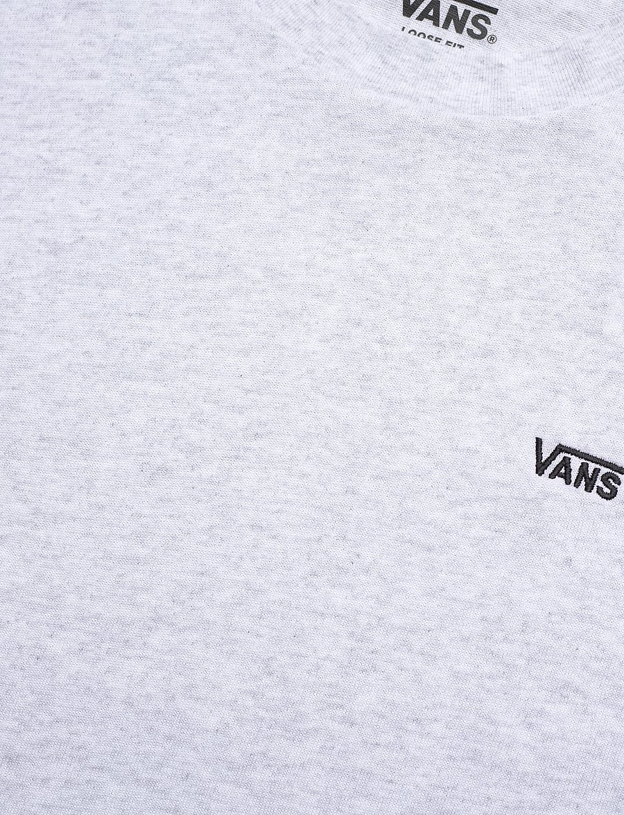VANS - LEFT CHEST II LOOSE SS - tops & t-shirts - light grey heather - 2