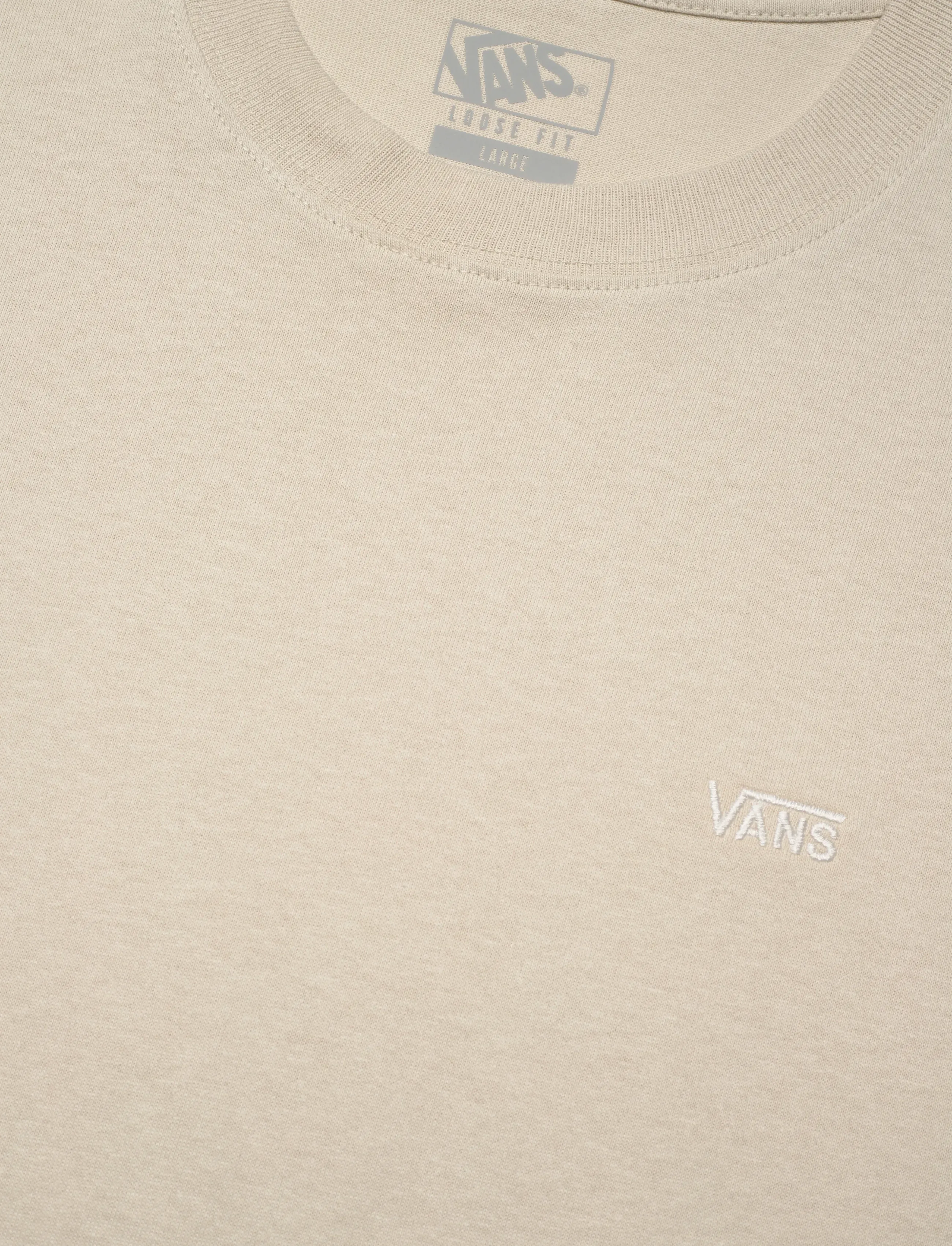 VANS - LEFT CHEST II LOOSE SS - alussärgid ja t-särgid - oatmeal - 2