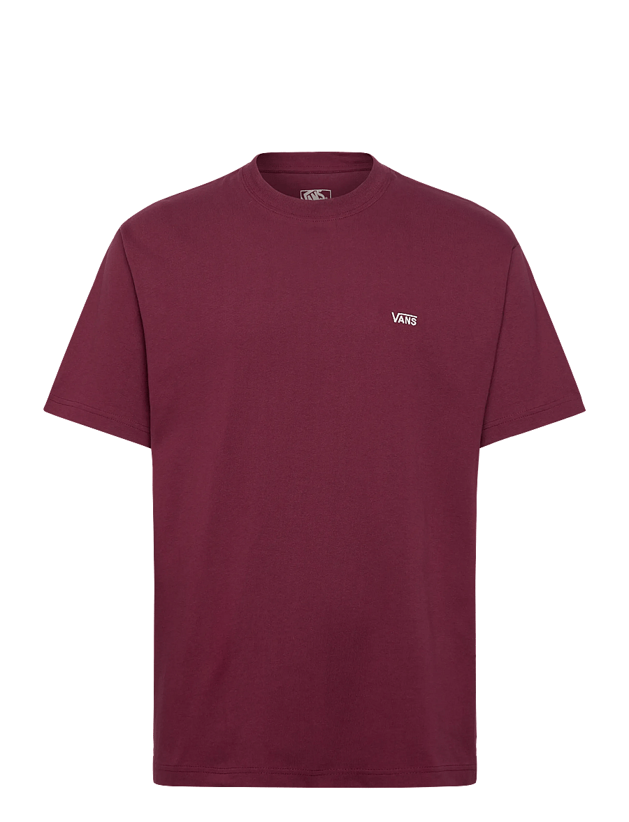 VANS - LEFT CHEST II LOOSE SS - oberteile & t-shirts - burgundy - 0