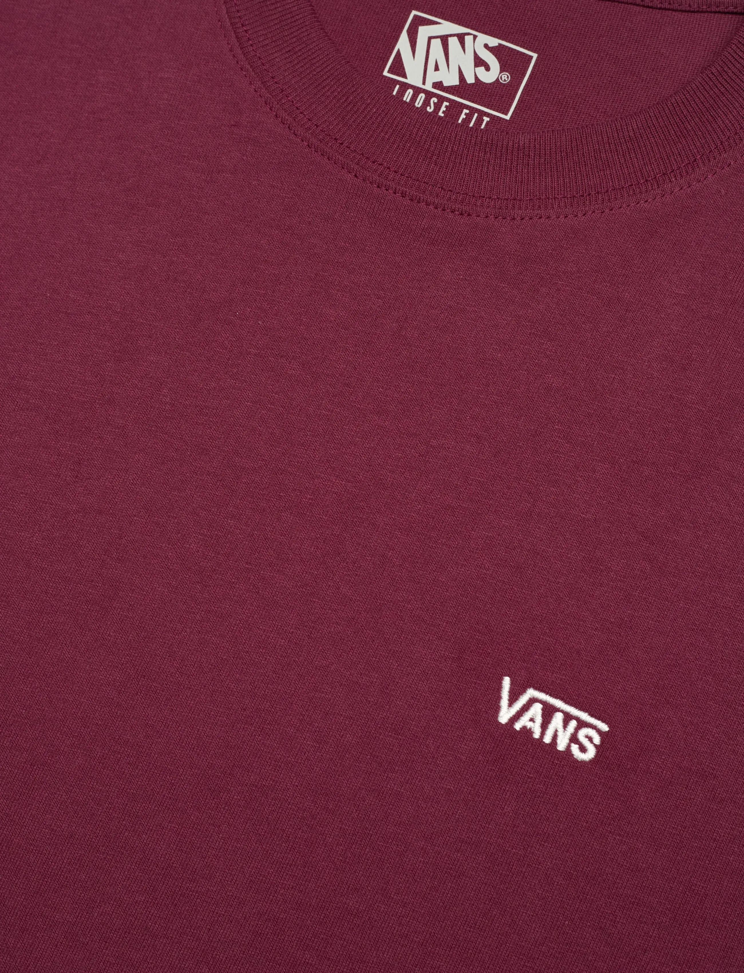 VANS - LEFT CHEST II LOOSE SS - laveste priser - burgundy - 2