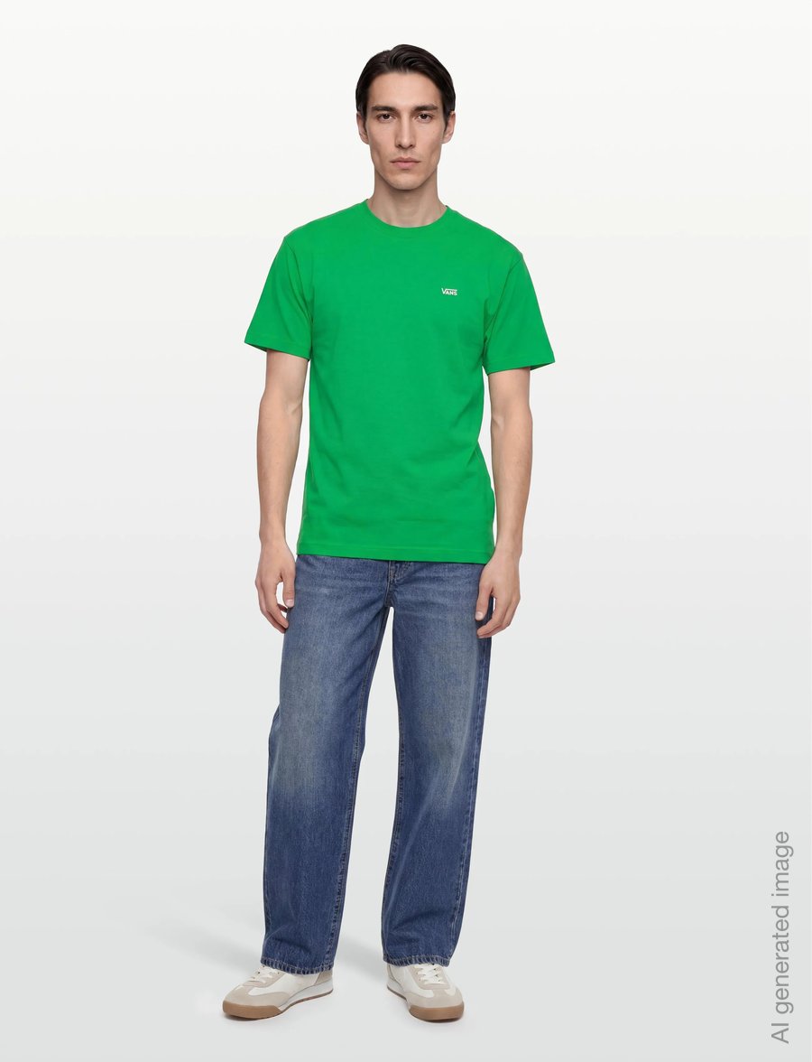 VANS - LEFT CHEST II LOOSE SS - t-shirts - vivid verdant - 0