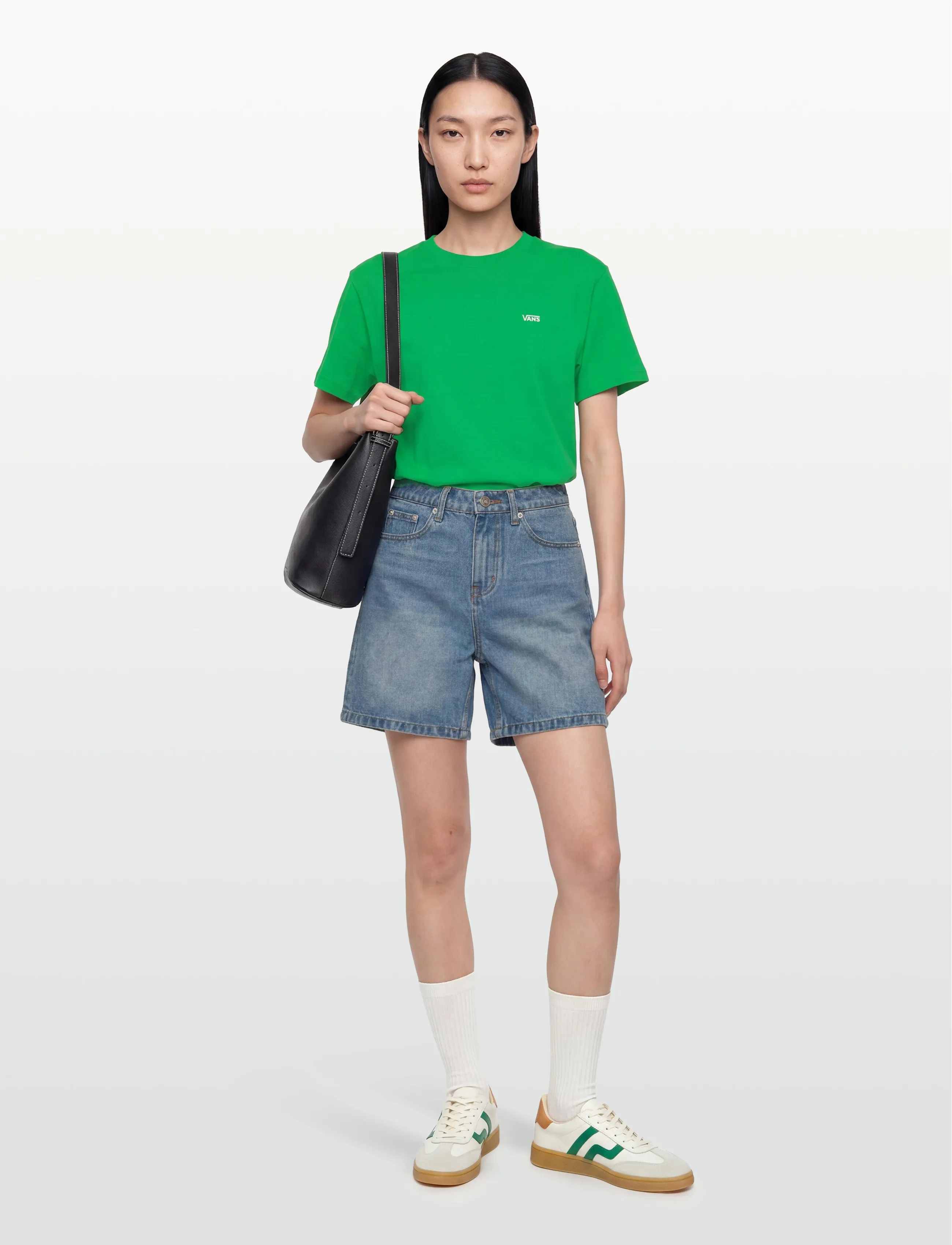 VANS - LEFT CHEST II LOOSE SS - alussärgid ja t-särgid - vivid verdant - 4